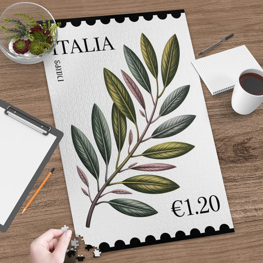 Botanical Leaf Italia Stamp Puzzle