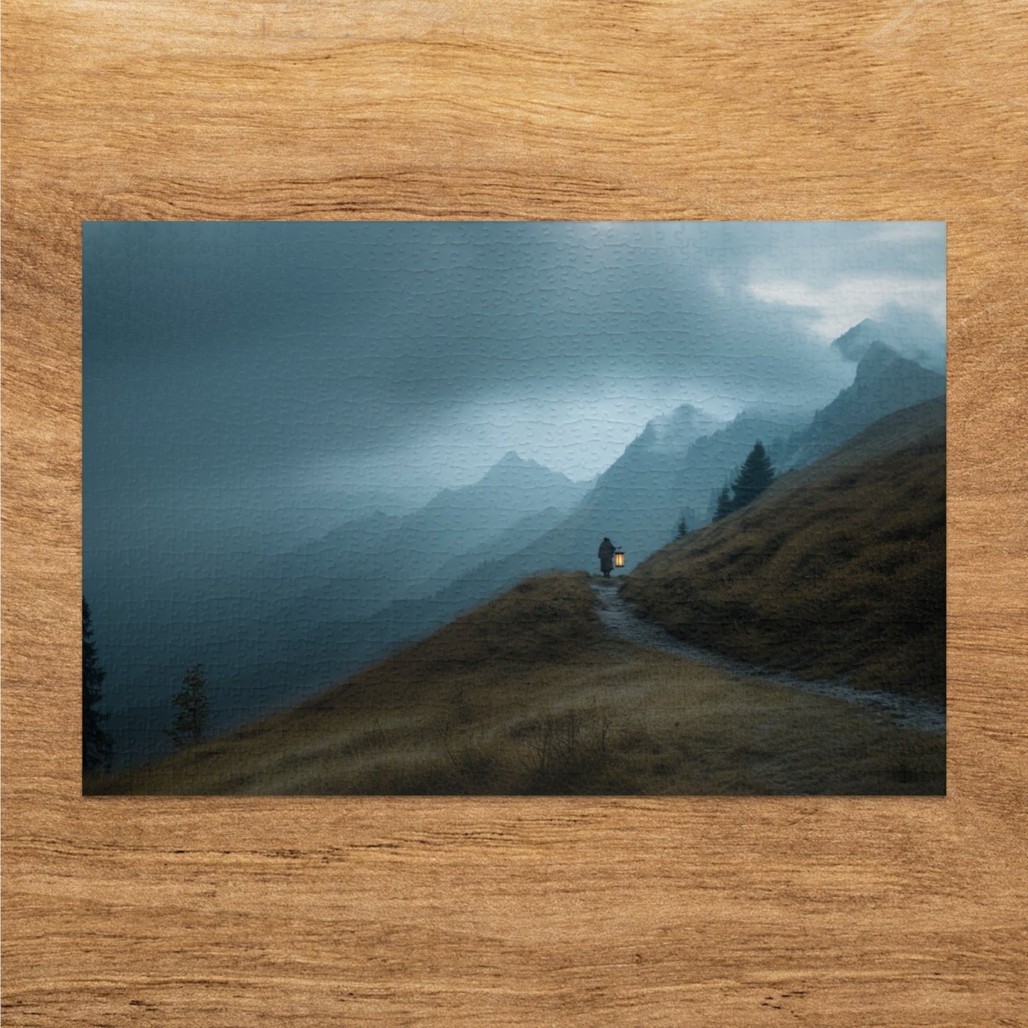 Majestic Mountains Landscape Art Puzzle