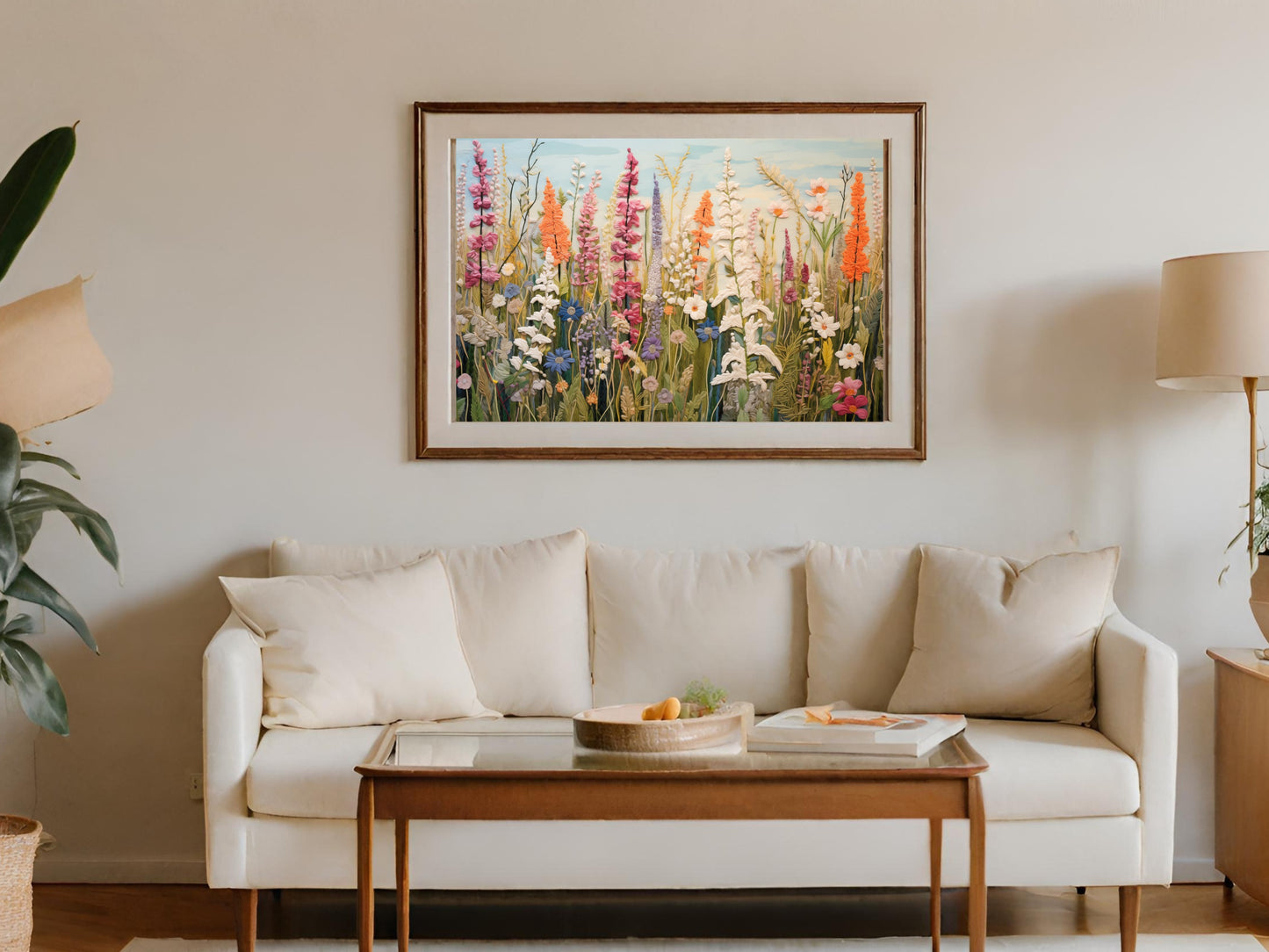 Vibrant Floral Artwork Canvas Wall Art for Home Decor