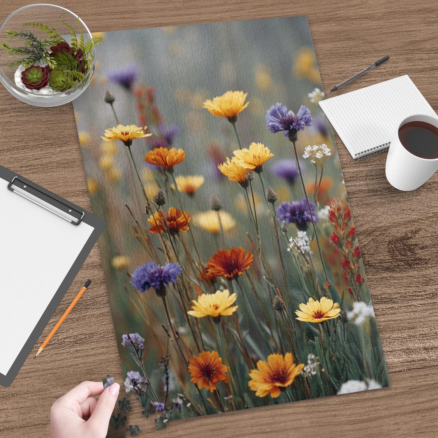 Colorful Wildflower Field Puzzle