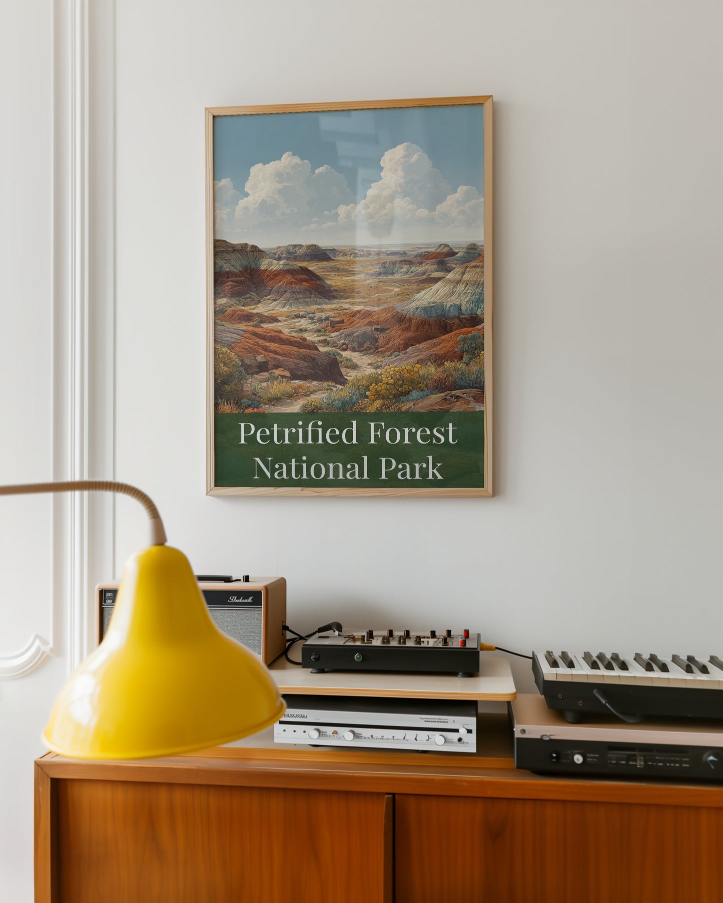 Petrified Forest National Park Scenic Landscape Poster