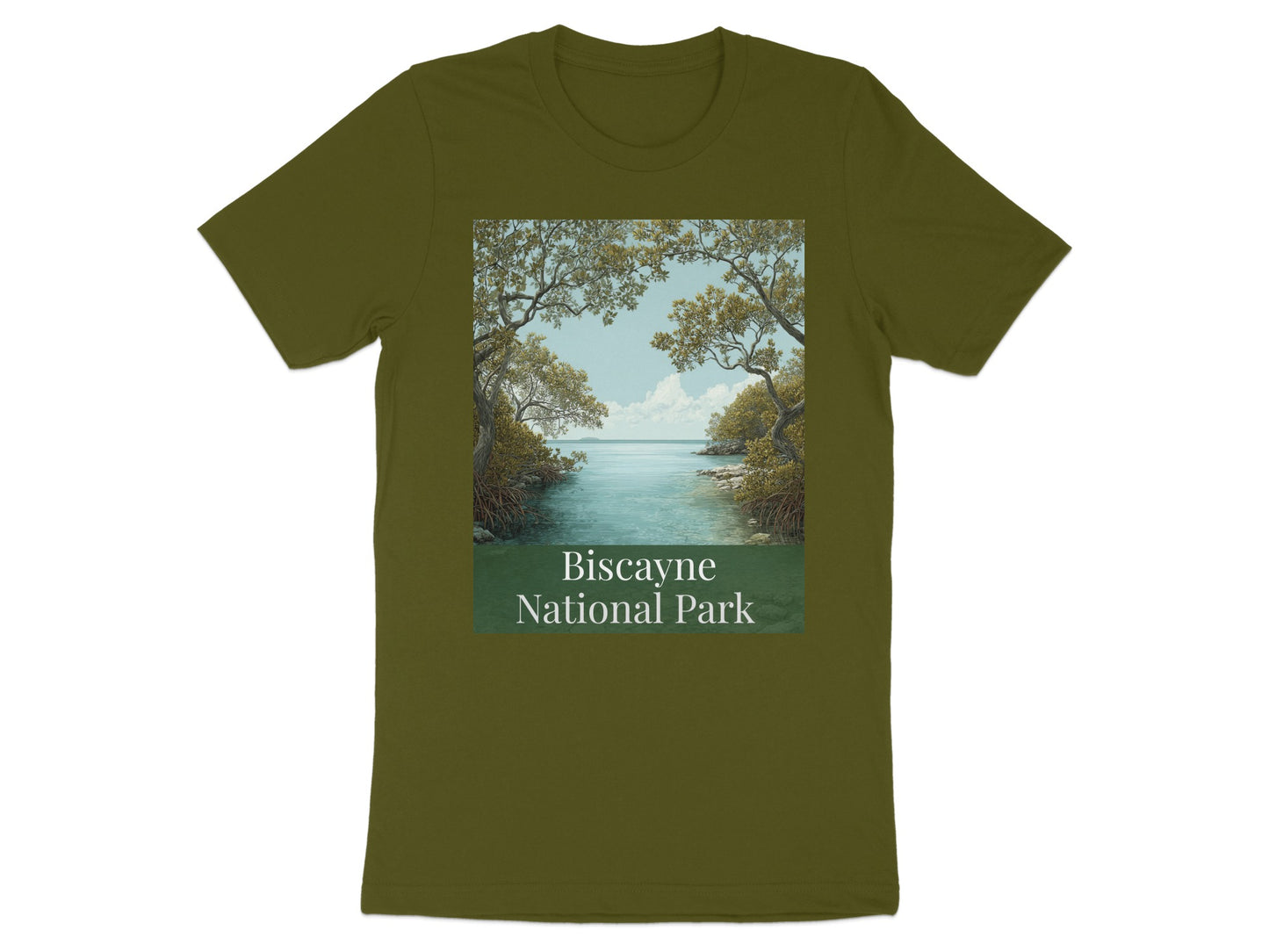 Serene Biscayne National Park Scenic View T-Shirt