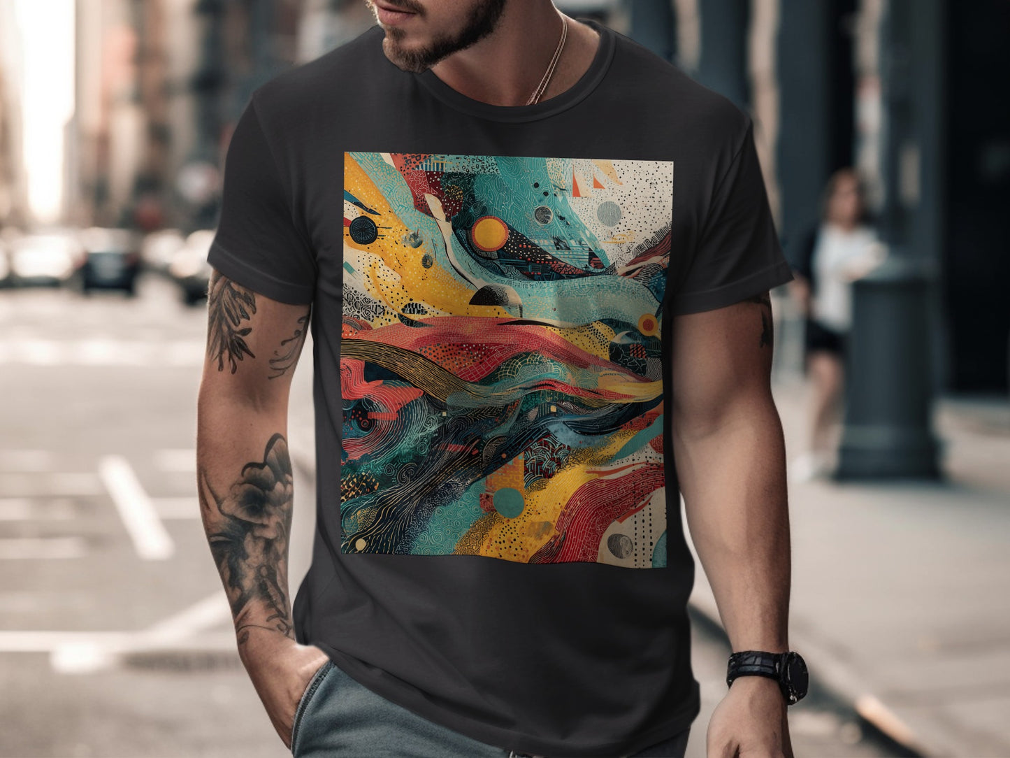 Abstract Modern Art Colorful Pattern Graphic product type