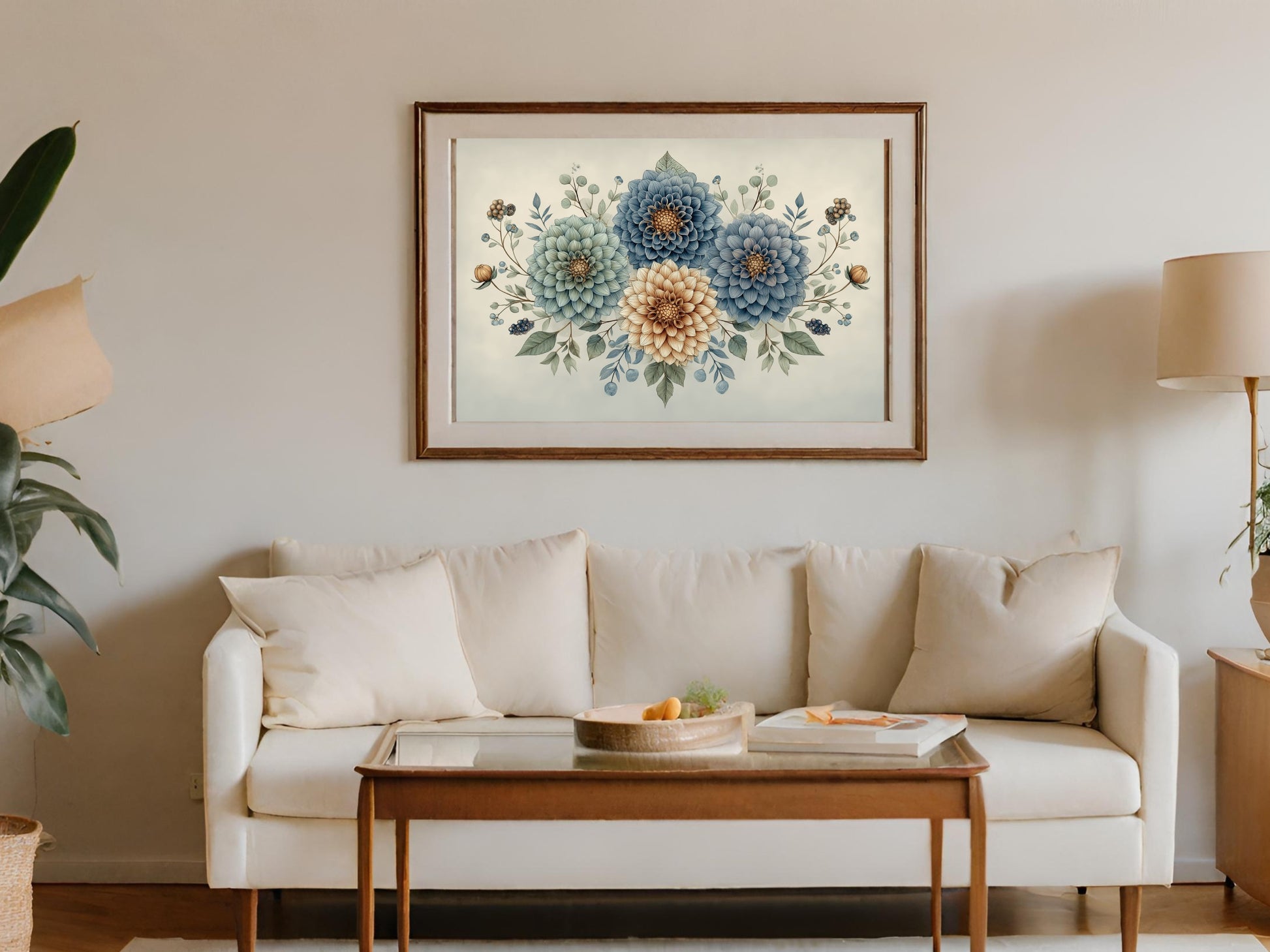 Elegant Floral Wall Art for Home Decoration