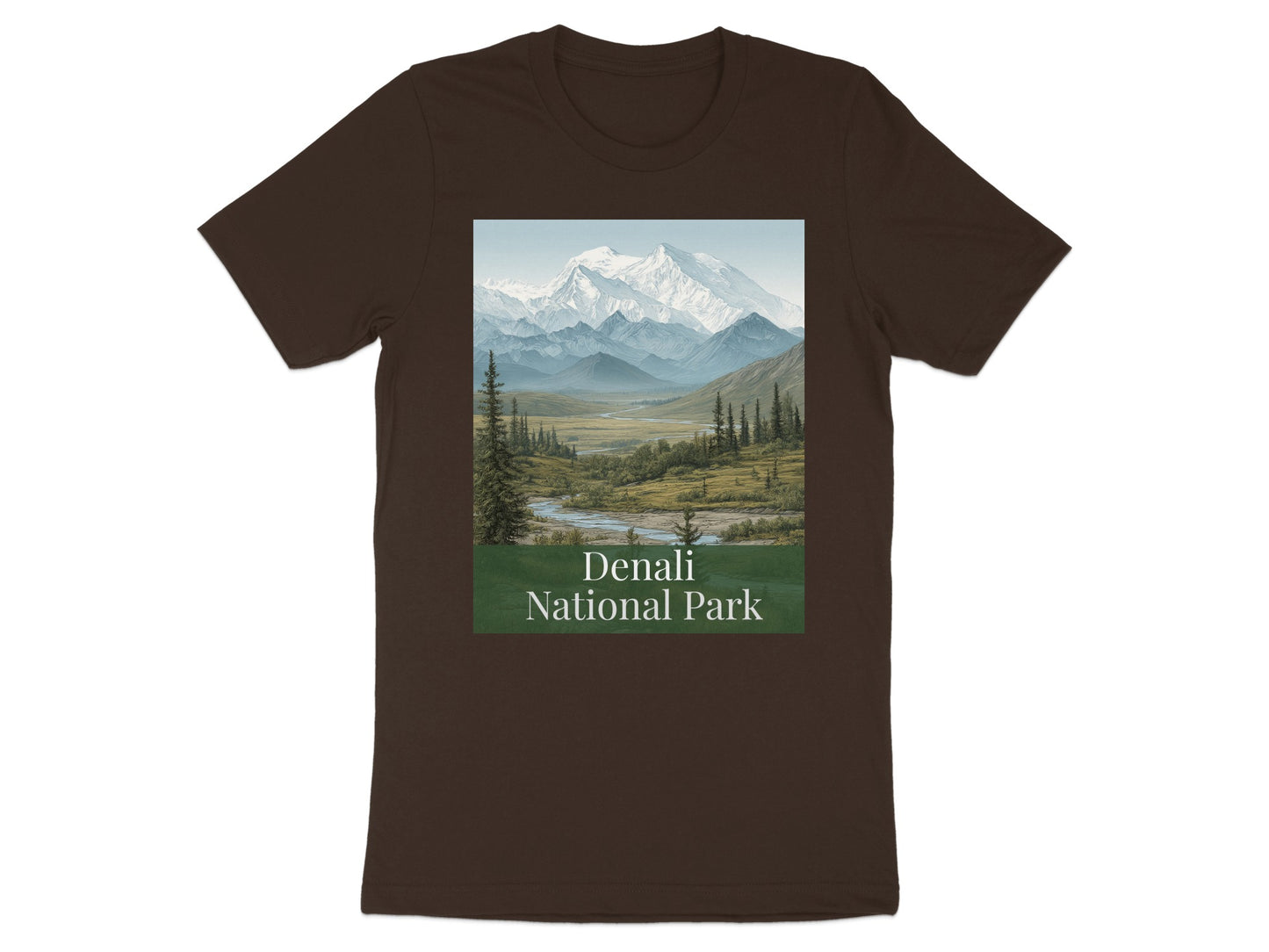 Scenic Denali National Park Graphic Tee Product