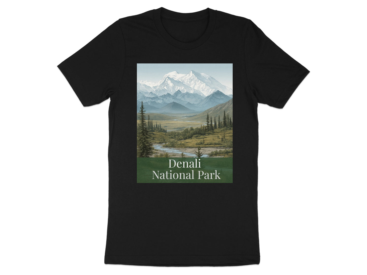 Scenic Denali National Park Graphic Tee product