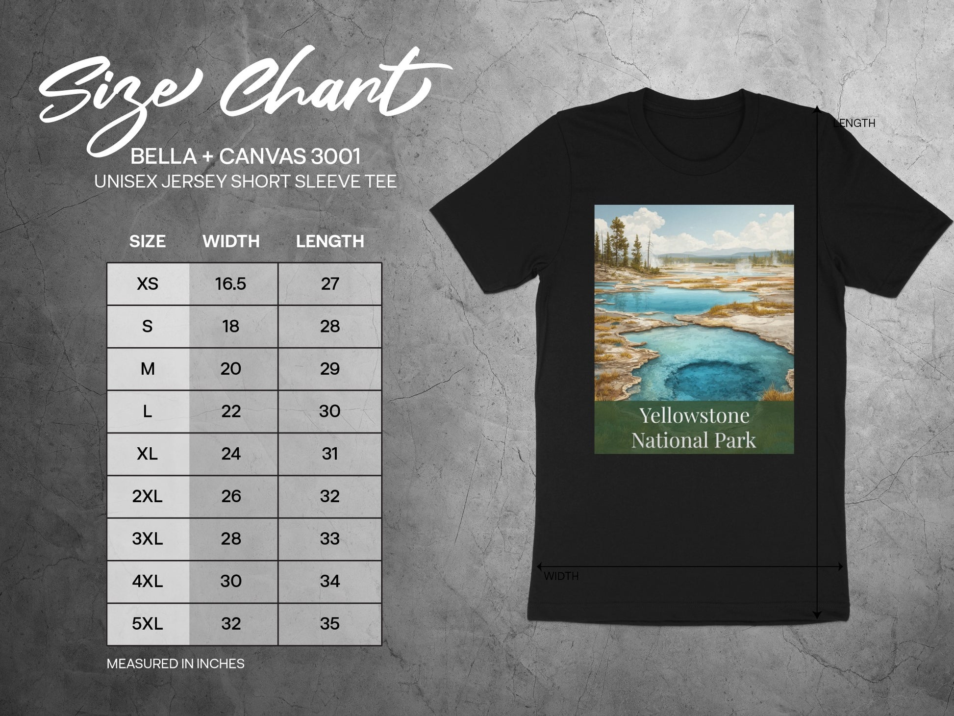 Yellowstone National Park Unisex Jersey Short Sleeve Tee