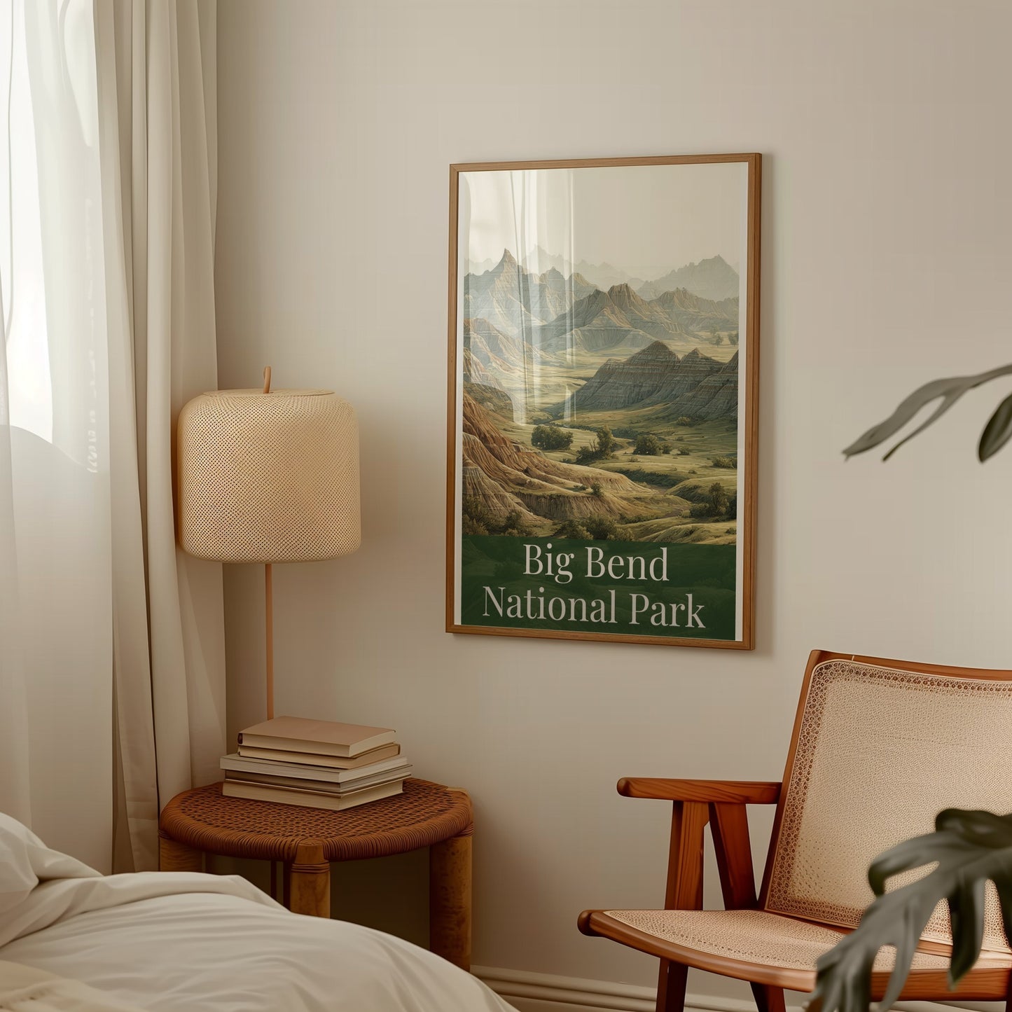 Big Bend National Park Vintage Wall Art Print