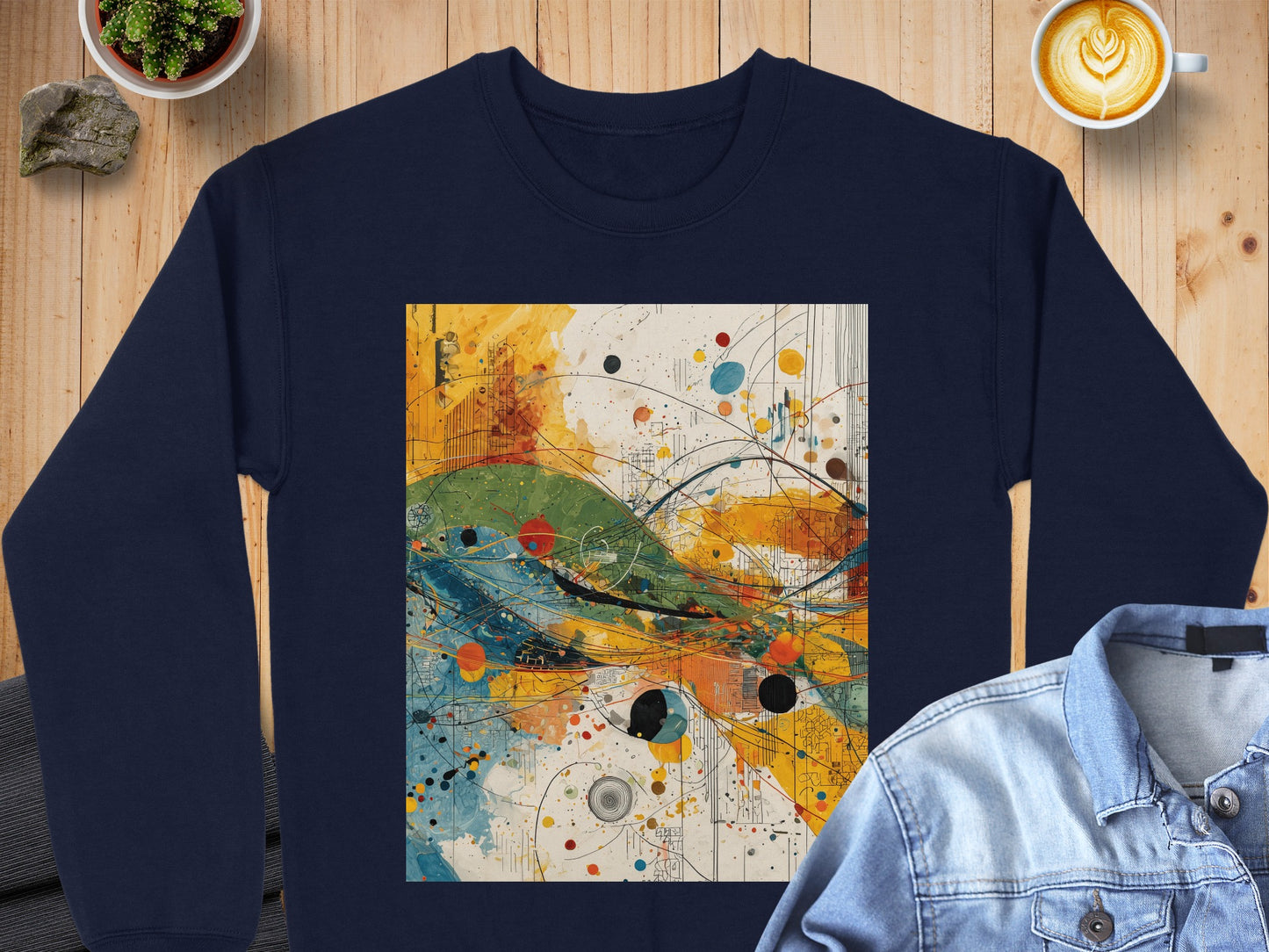 Dynamic Abstract Paint Splatter Circles Lines Sweatshirt product type
Abstract Art
Colorful Design
Modern Abstract
Graphic Sweatshirt
Crewneck Top
Artistic Apparel
Unique Print
Paint Splatter
Geometric Design
Vibrant Colors
Abstract Pattern
Contemporary Style
Statement Fashion
Art Inspired
Abstract Painting
Designer Sweatshirt
Streetwear Art
Stylish Top
Patterned Sweatshirt
Creative Design