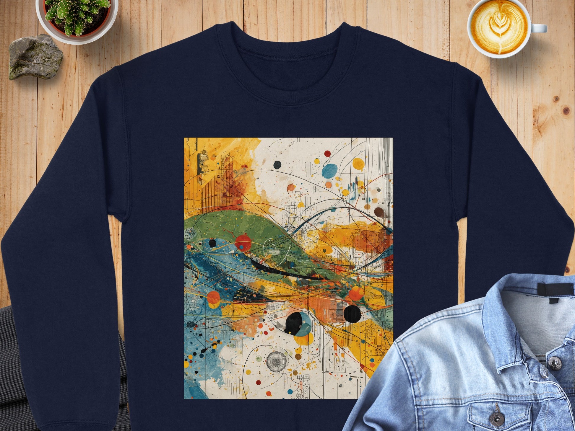 Dynamic Abstract Paint Splatter Circles Lines Sweatshirt product type
Abstract Art
Colorful Design
Modern Abstract
Graphic Sweatshirt
Crewneck Top
Artistic Apparel
Unique Print
Paint Splatter
Geometric Design
Vibrant Colors
Abstract Pattern
Contemporary Style
Statement Fashion
Art Inspired
Abstract Painting
Designer Sweatshirt
Streetwear Art
Stylish Top
Patterned Sweatshirt
Creative Design