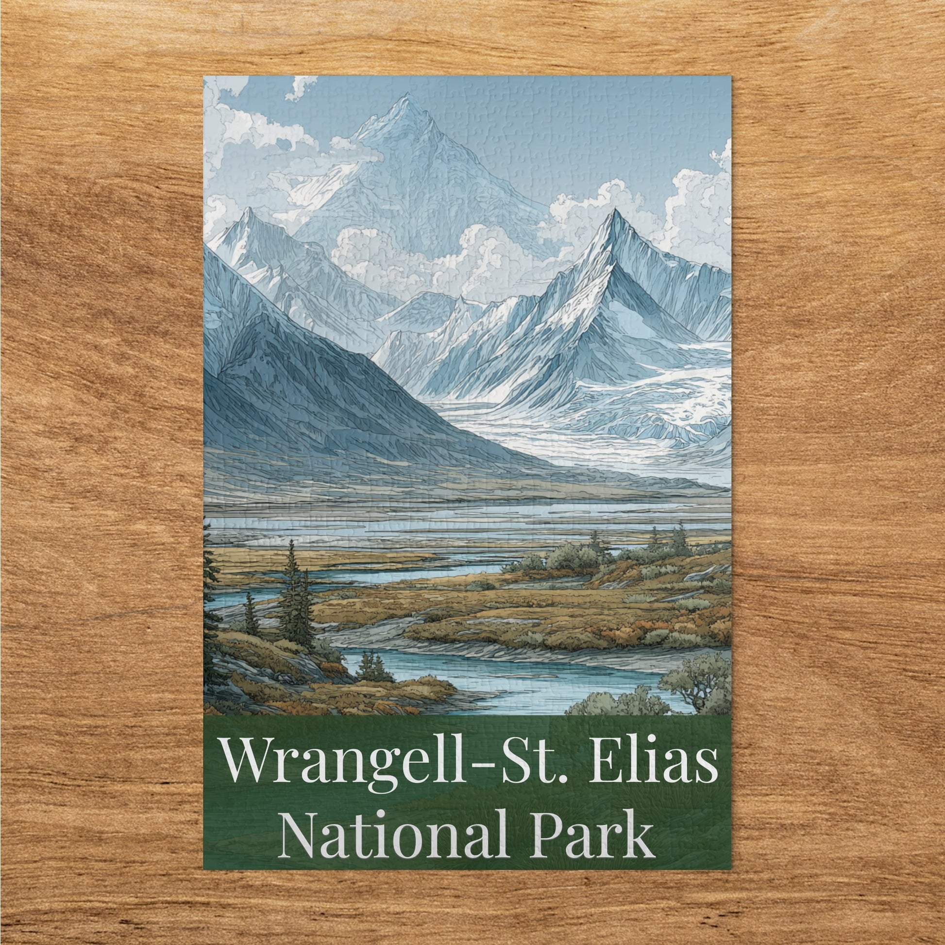 Wrangell-St. Elias National Park Landscape Puzzle
