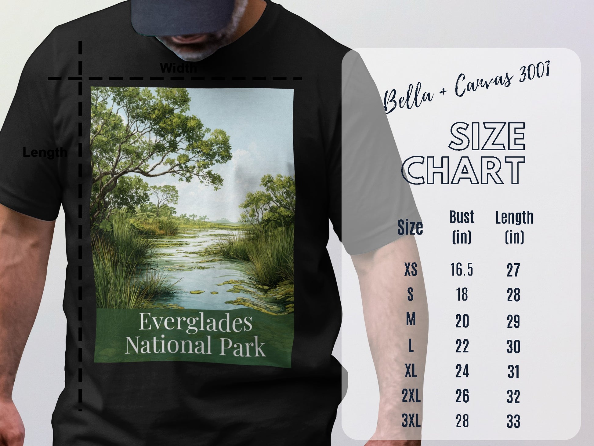Everglades National Park Scenic Graphic T-Shirt
