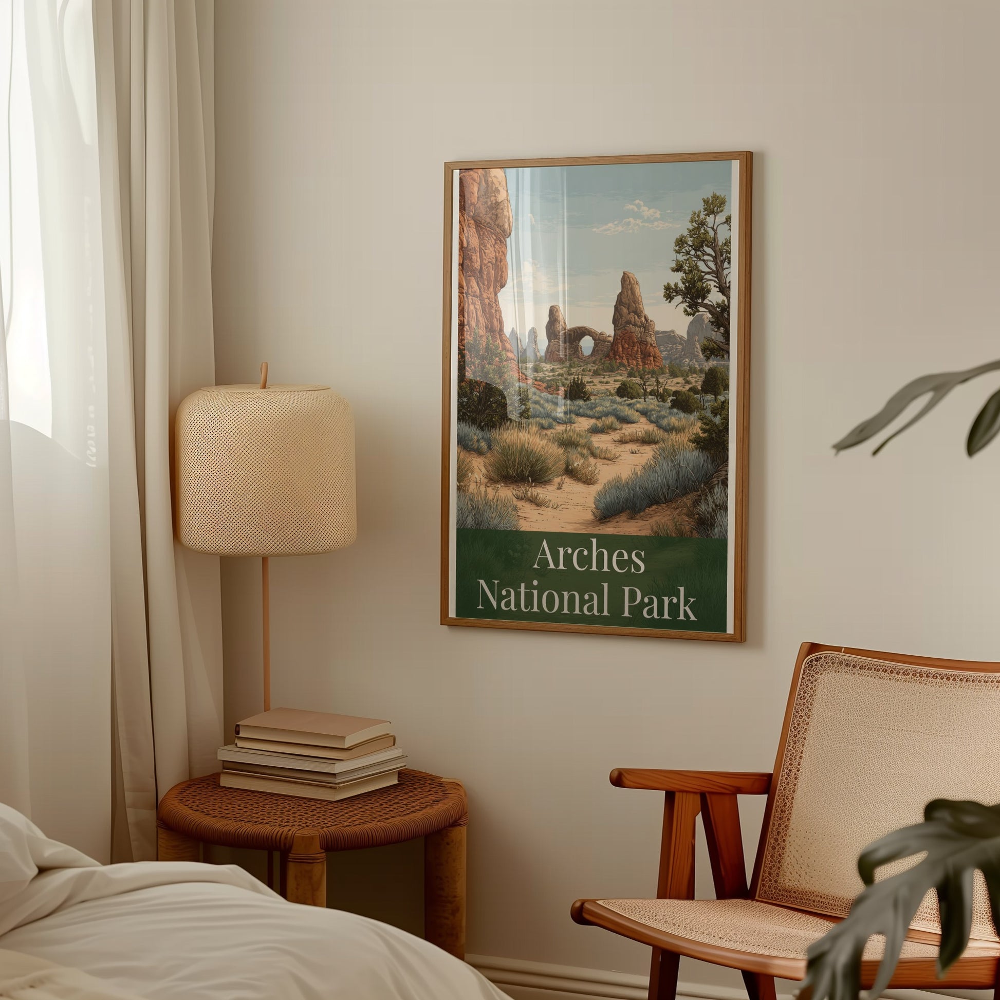 Arches National Park Vintage Style Poster Artwork Decor