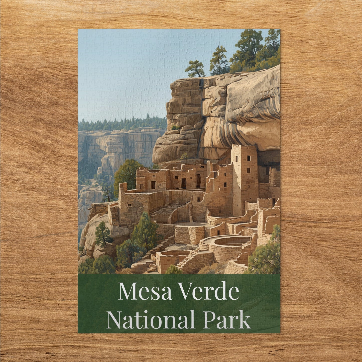 Mesa Verde National Park Cliff Palace Ancient Ruins Puzzle