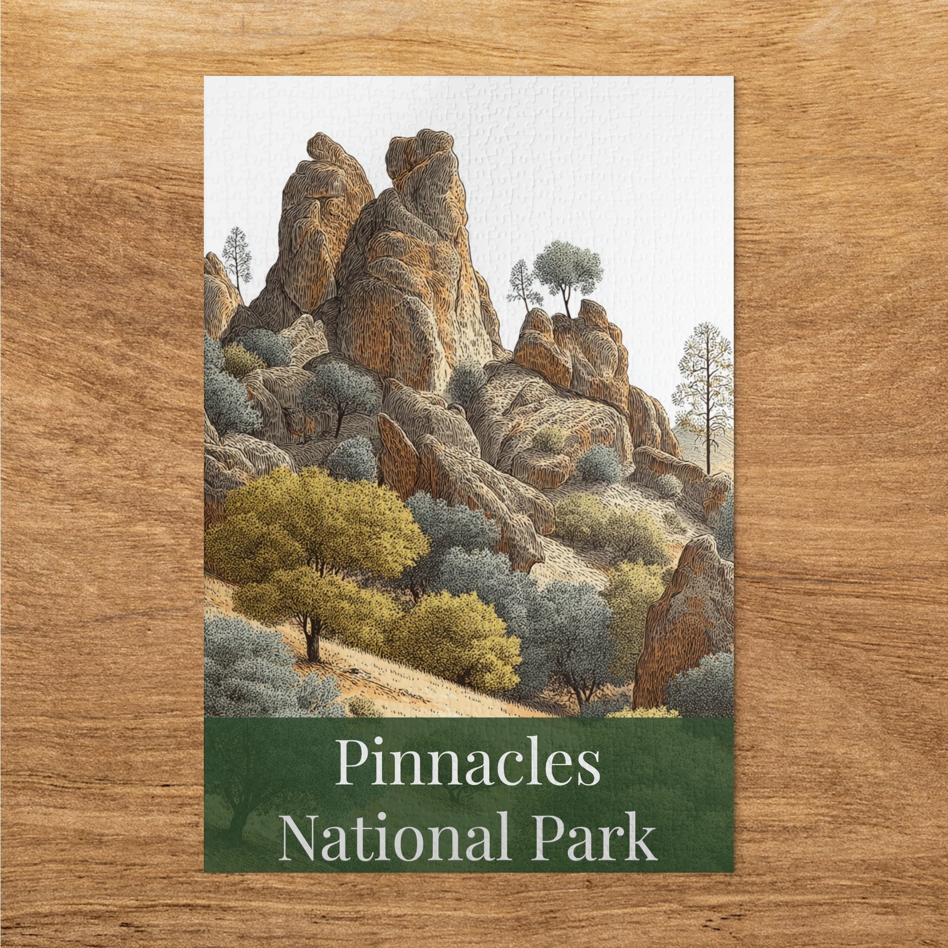 Pinnacles National Park Scenic Landscape Art Print