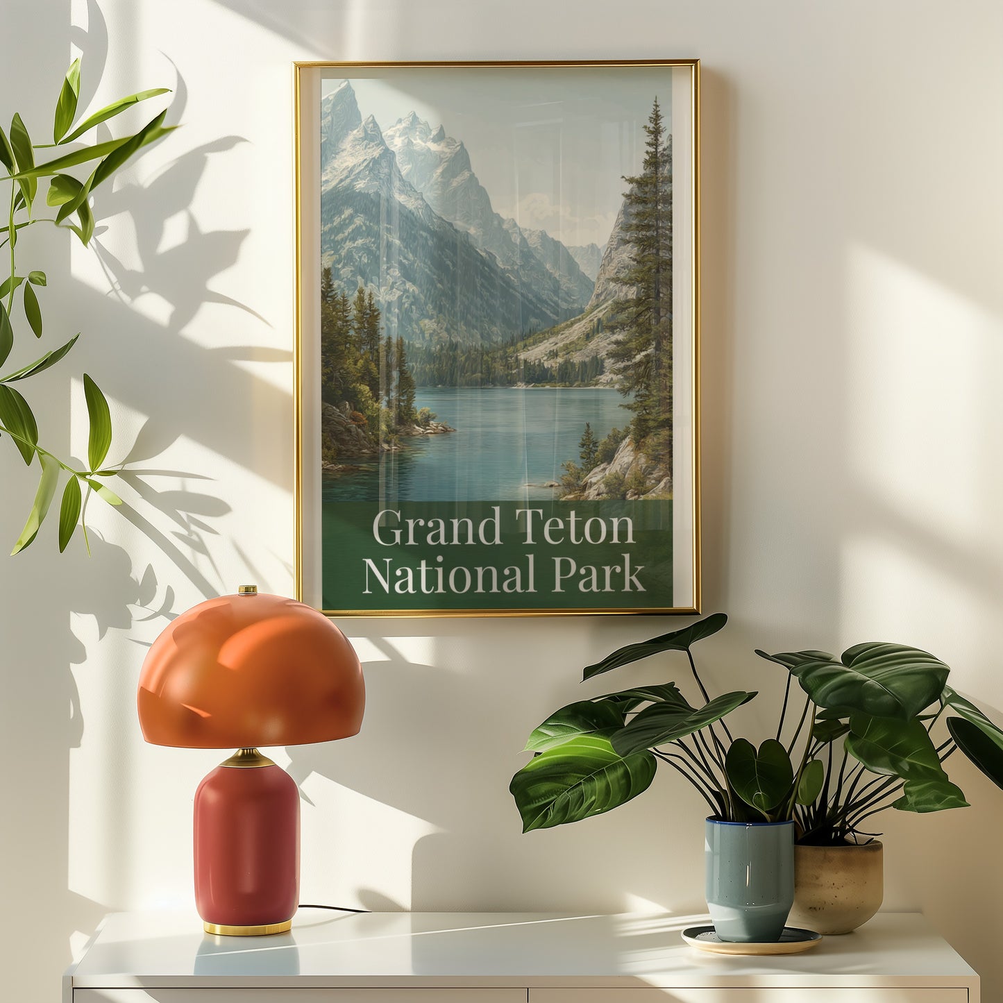 Grand Teton National Park Framed Print Wall Art