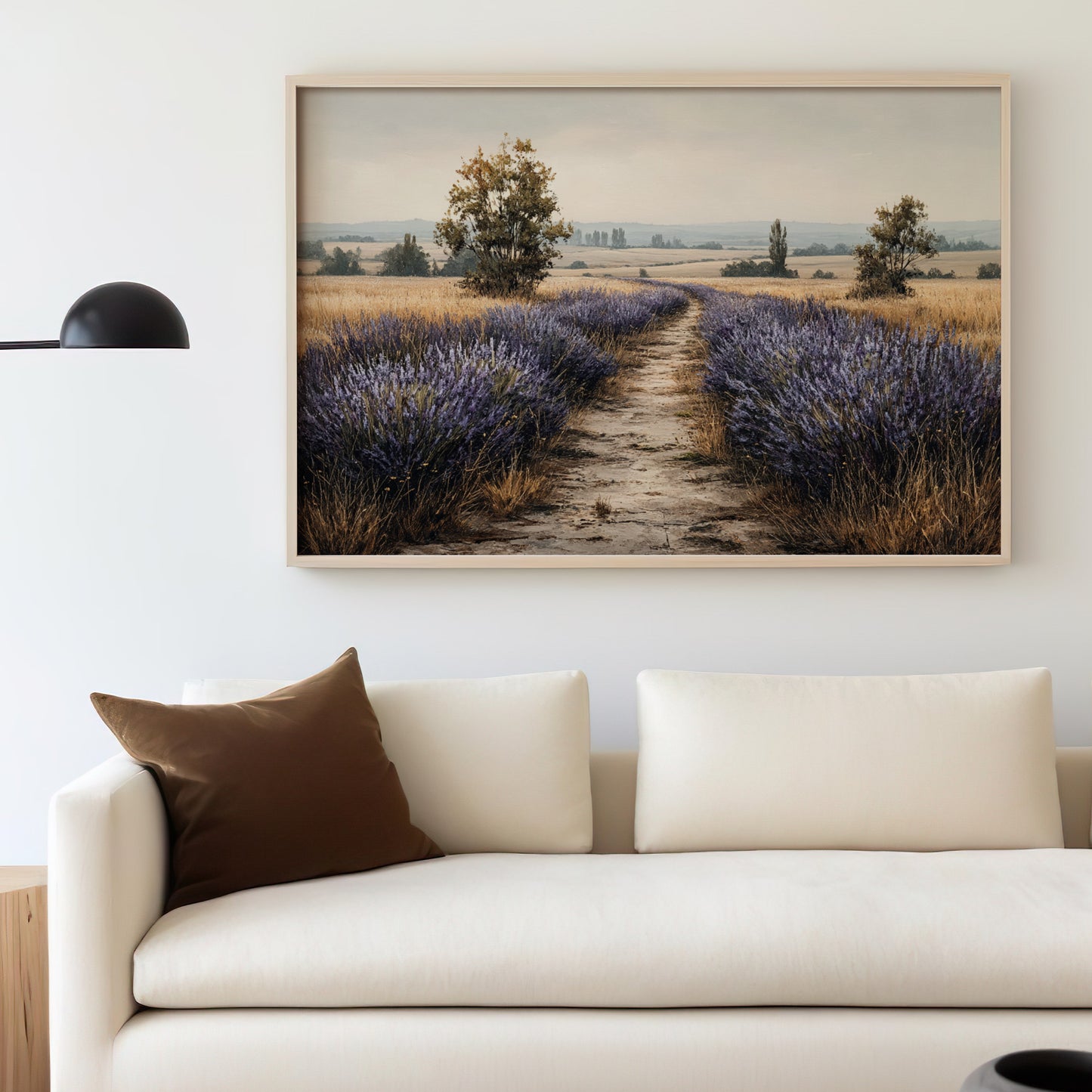 Pathway Through Lavender Field Landscape product