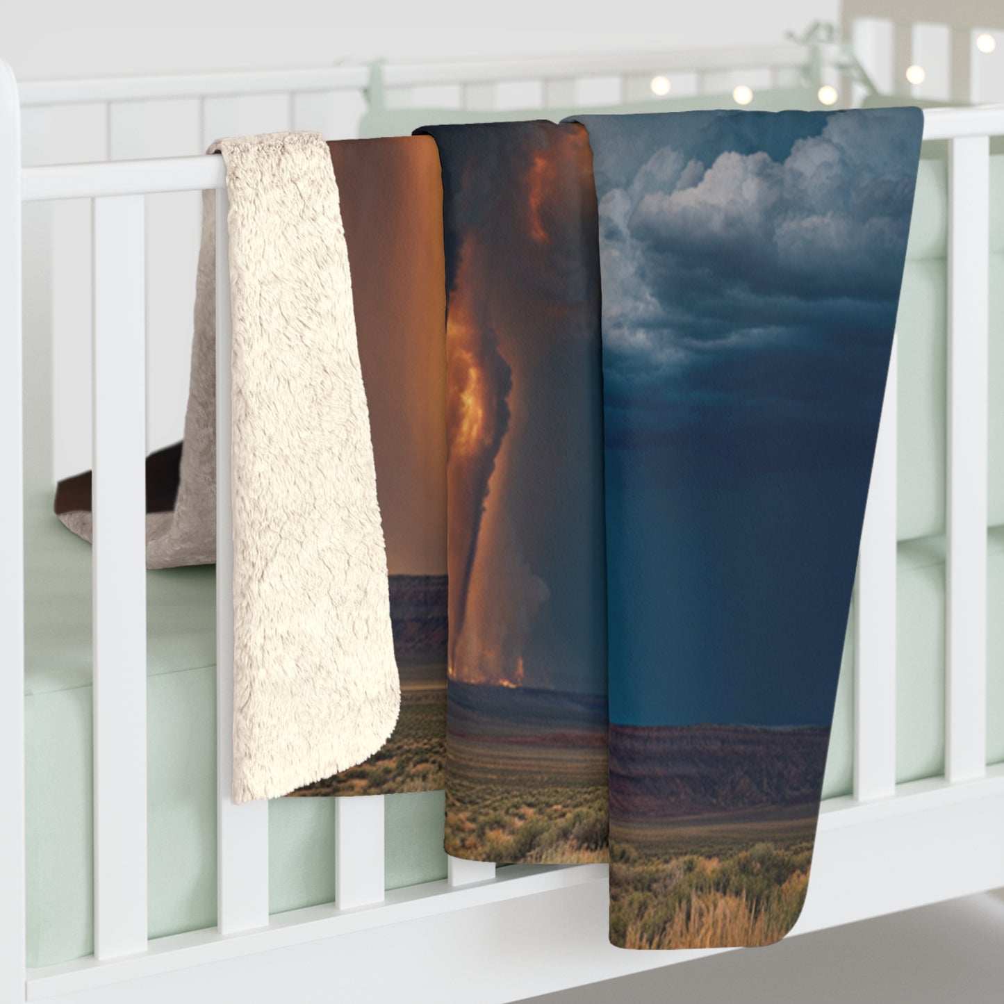 Cozy Sherpa Throw Blanket 60x80 | Plush Fleece Blanket | Unique Gift Idea