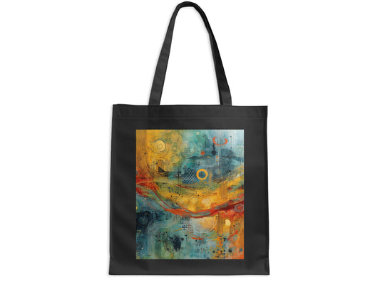 Abstract artistic data flow pattern tote bag product type
Abstract Design, Artistic Print, Circuit Pattern, Digital Art, Geometric Shapes, Modern Abstract, Vivid Colors, Unique Artwork, Contemporary Style, Abstract Circles, Wavy Lines, Colorful Design, Black Tote Bag, Carryall Bag, Fashion Tote, Shopper Bag, Everyday Bag, Art Lover Gift, Designer Tote, Artistic Tote