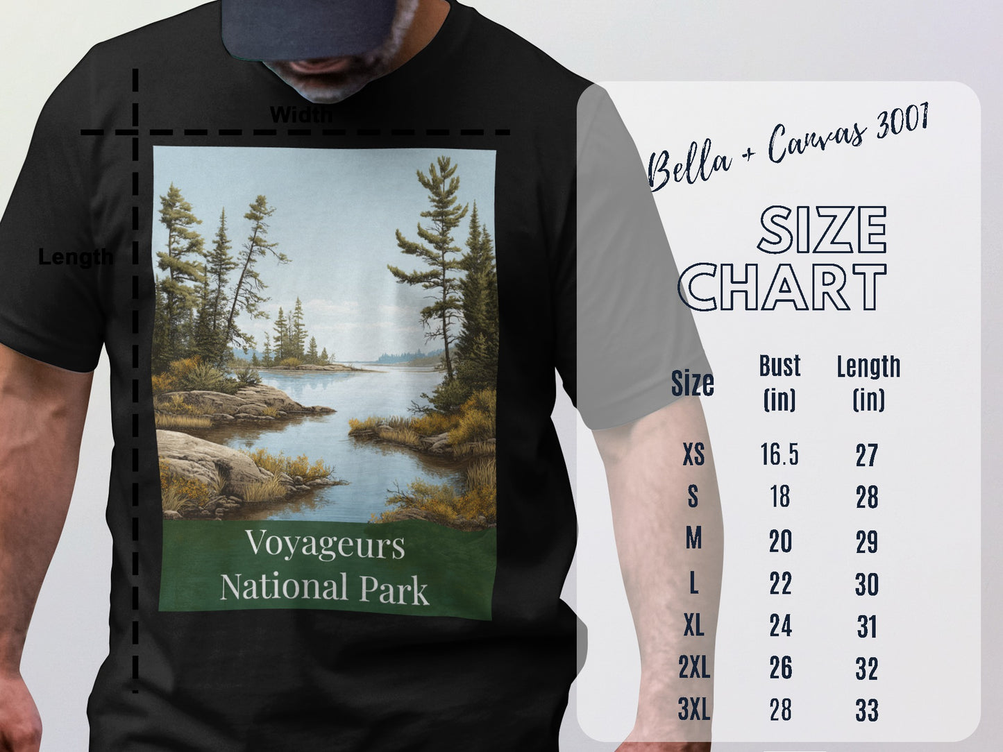 Scenic Voyageurs National Park Graphic T-Shirt