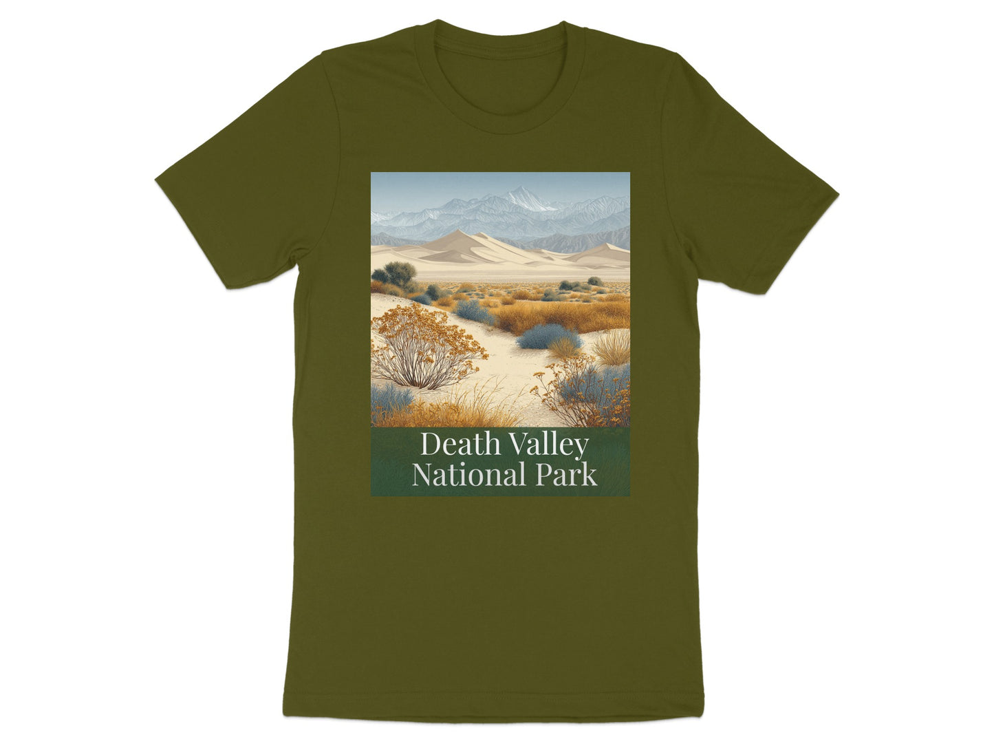 Death Valley National Park Scenic Desert T-Shirt