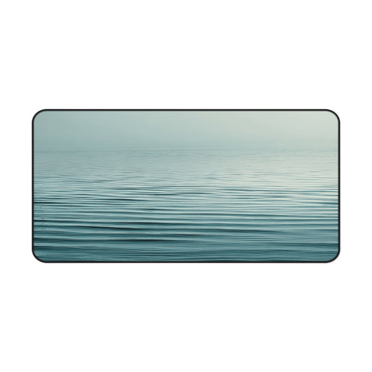 Ocean Calm Desk Mat — Serene Blue Wave Mouse Pad