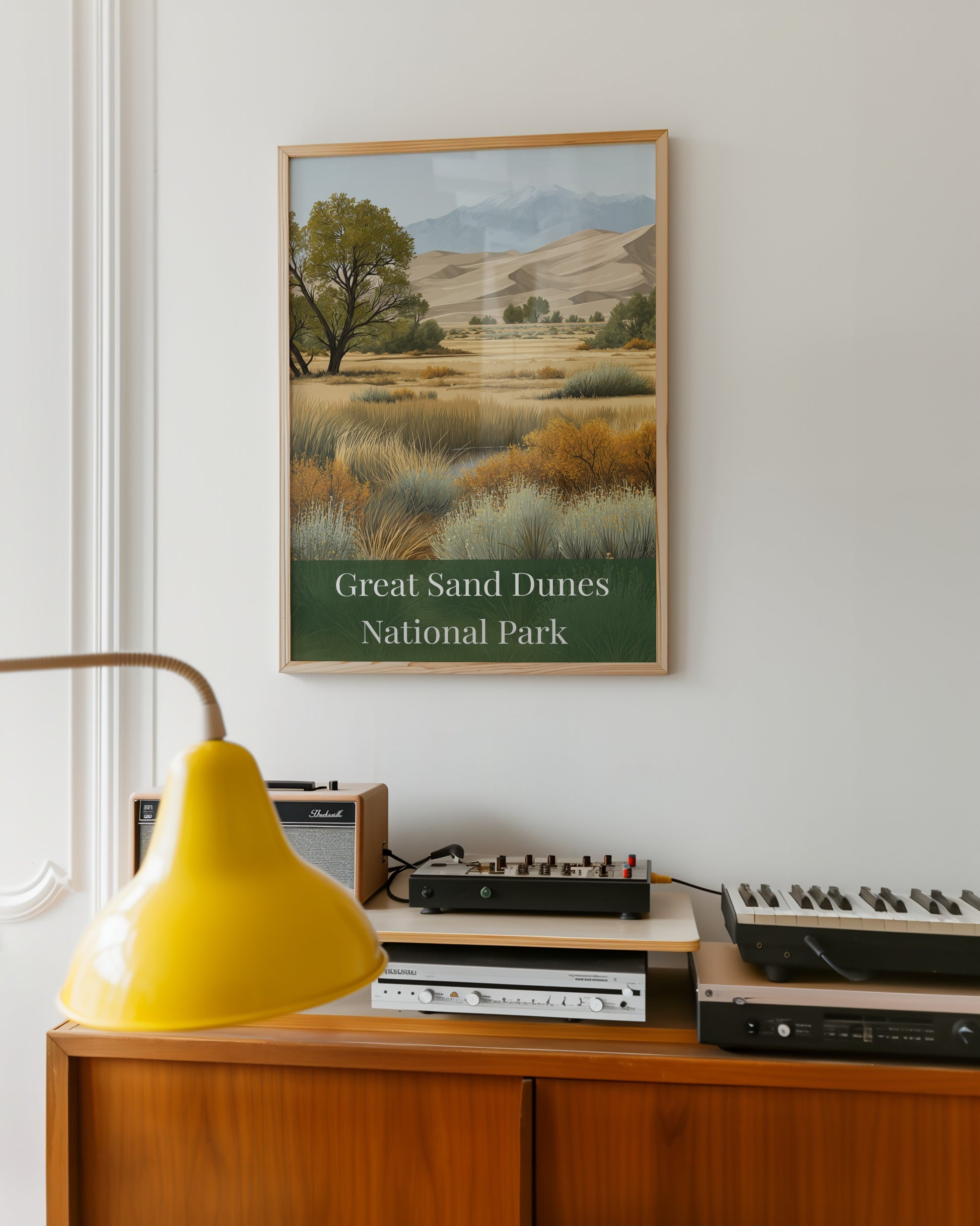 Great Sand Dunes National Park Poster Wall Art Decor