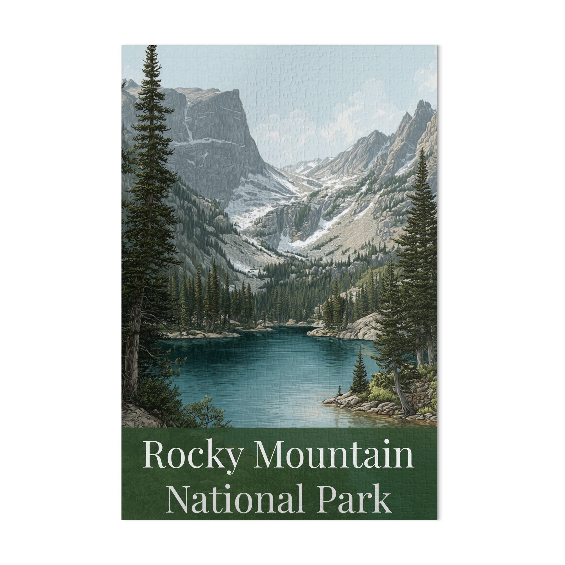 Beautiful Rocky Mountain National Park Puzzle