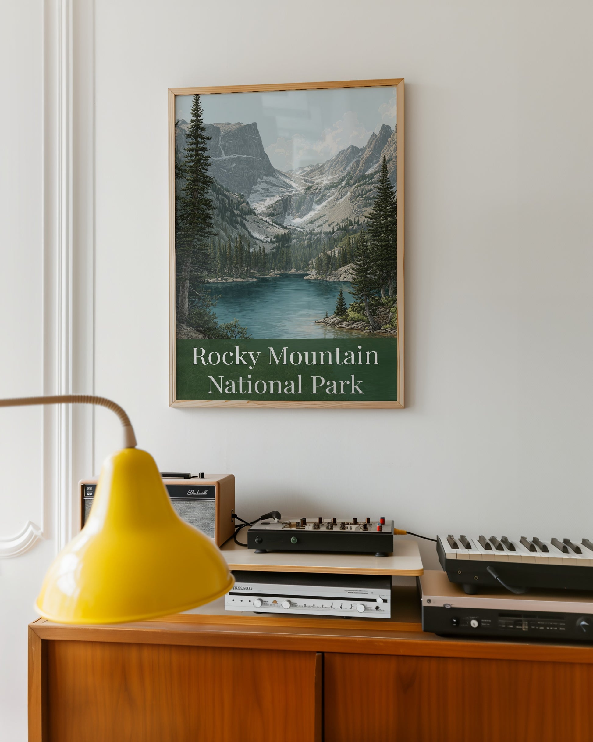 Rocky Mountain National Park Scenic Wall Art Print
