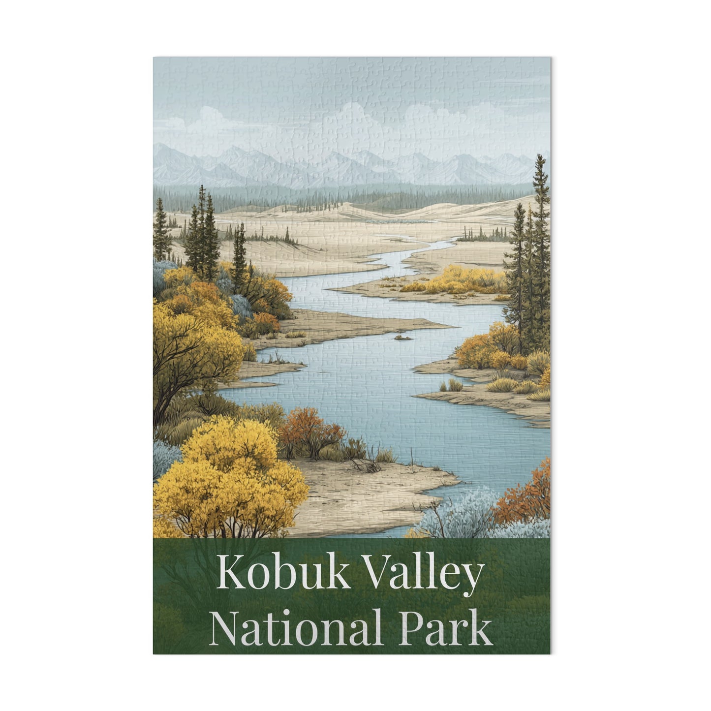 Kobuk Valley National Park Scenic River Jigsaw Puzzle