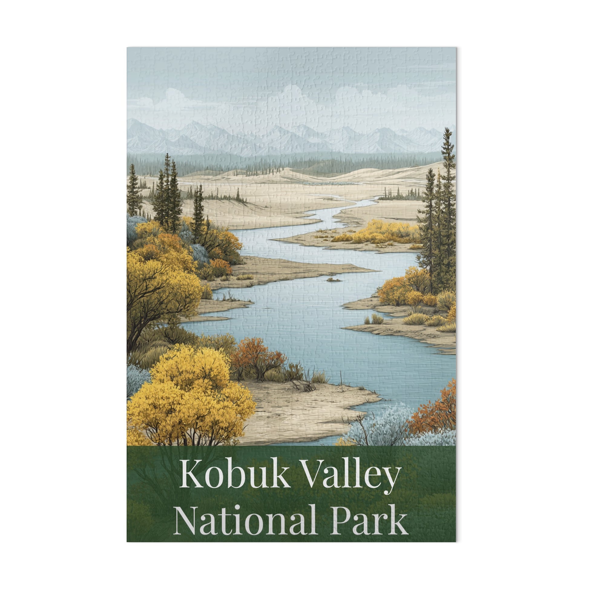 Kobuk Valley National Park Scenic River Jigsaw Puzzle