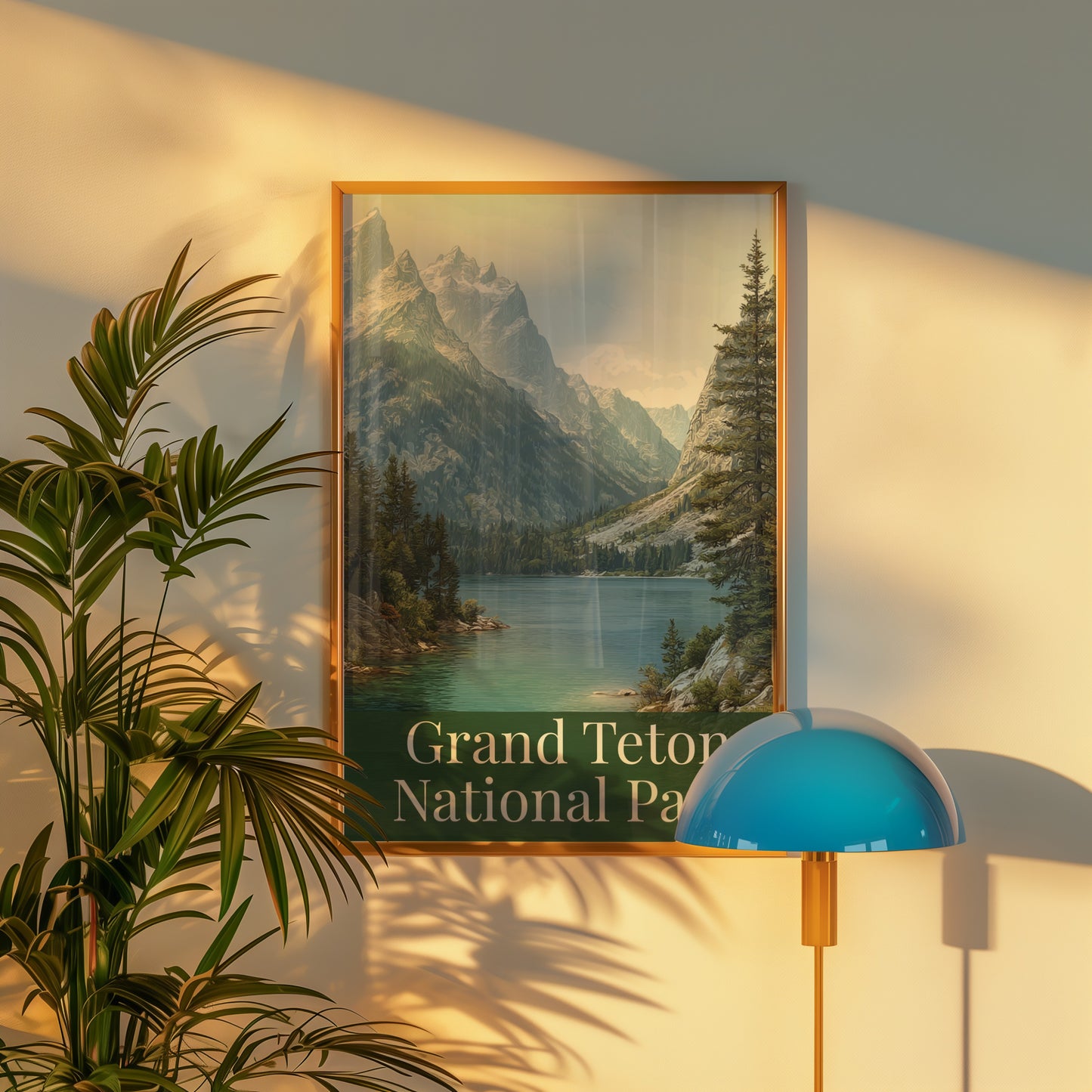 Grand Teton National Park Scenic Landscape Poster