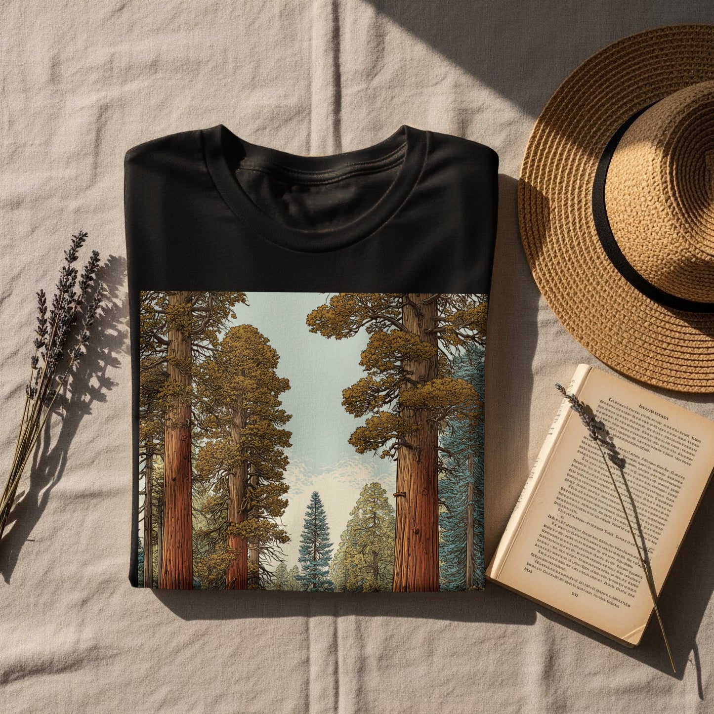 Scenic Forest Design Graphic Tee Product