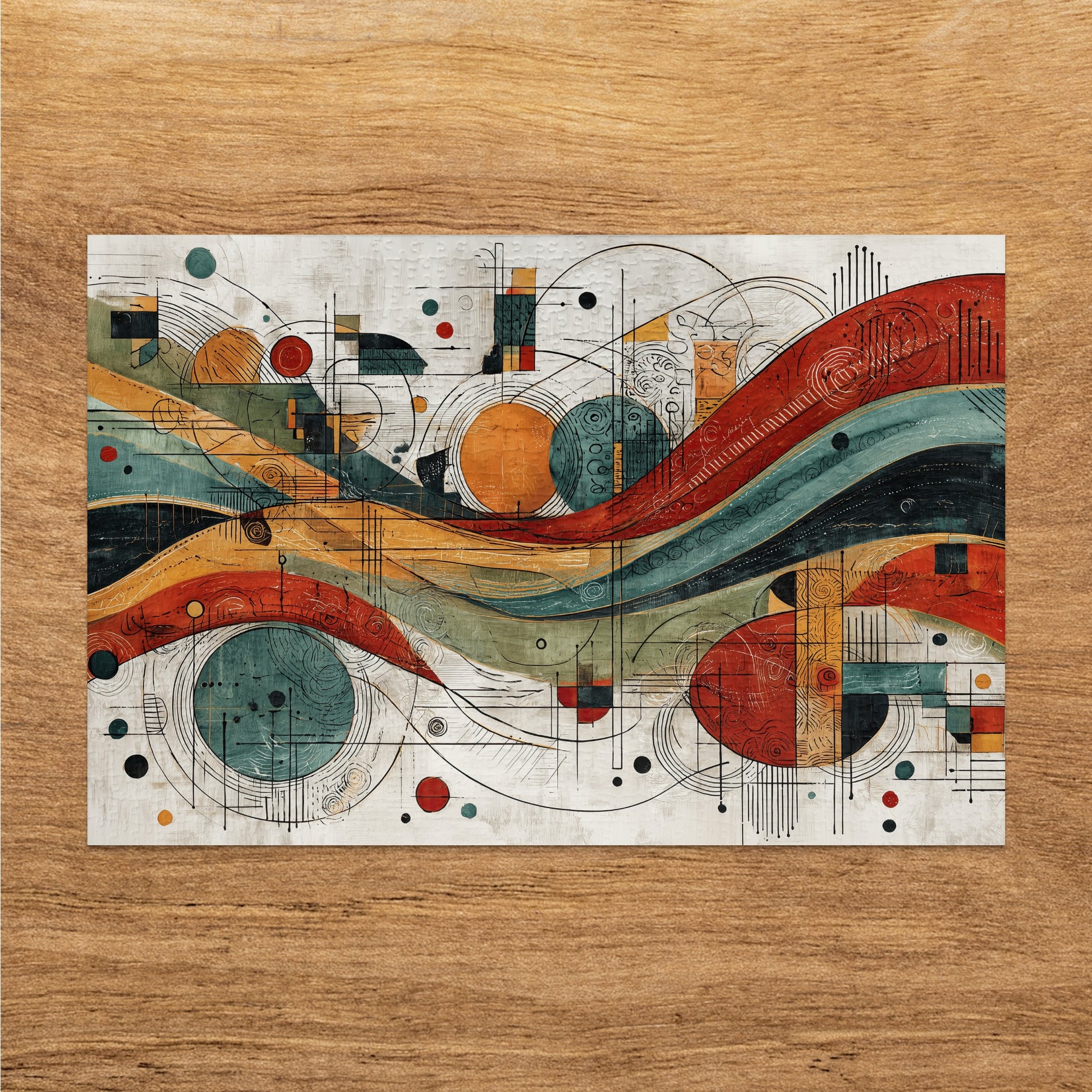 Dynamic abstract circles lines shapes vibrant colors product type
Abstract art
Modern design
Geometric shapes
Organic forms
Vibrant colors
Colorful artwork
Contemporary
Digital print
Wall decor
Home accent
Artistic print
Abstract painting
Line art
Circle patterns
Wave patterns
Red orange blue
Green yellow black
Unique design
Fine art
Eclectic style