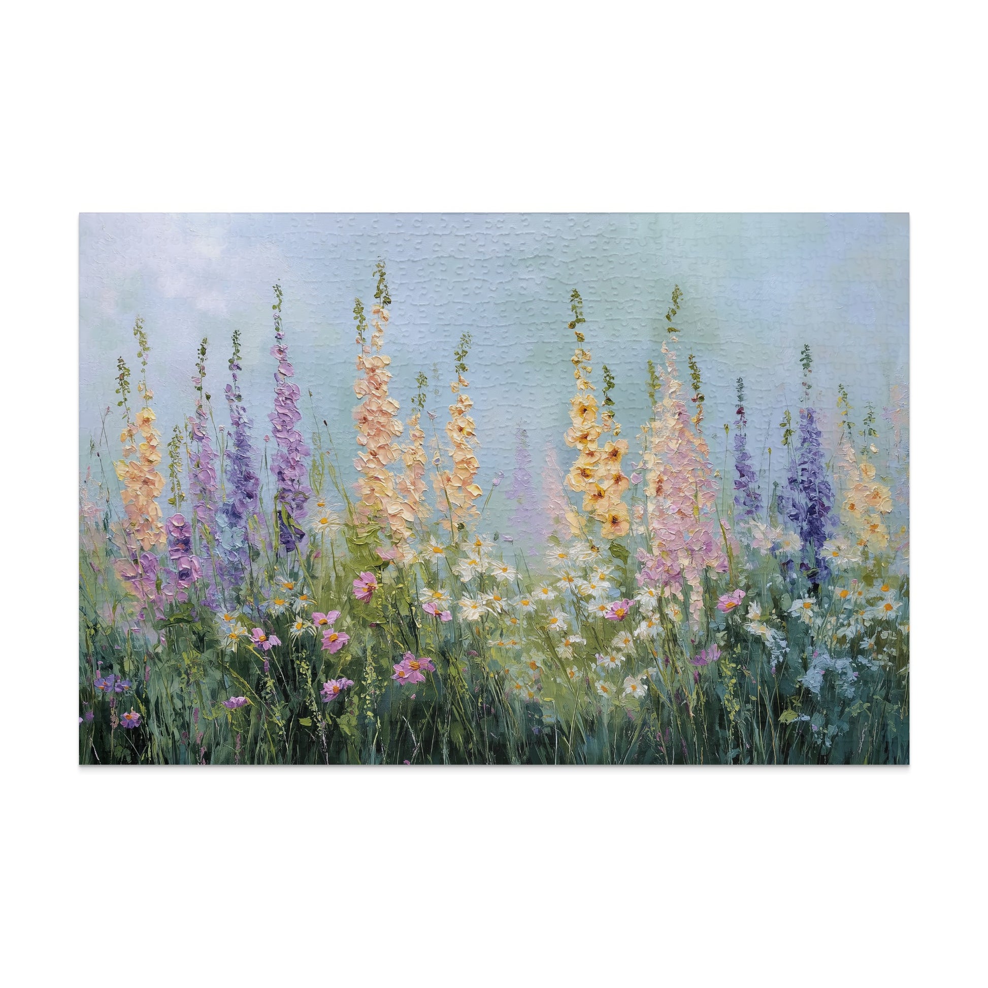 Impressionistic Colorful Flower Field Painting product type