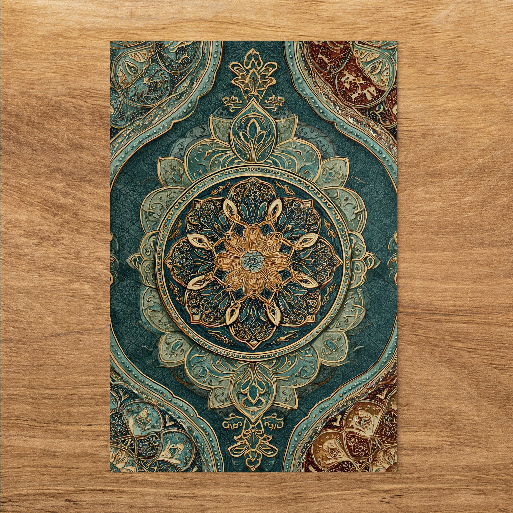 Intricate Mandala Design on Vintage Background product