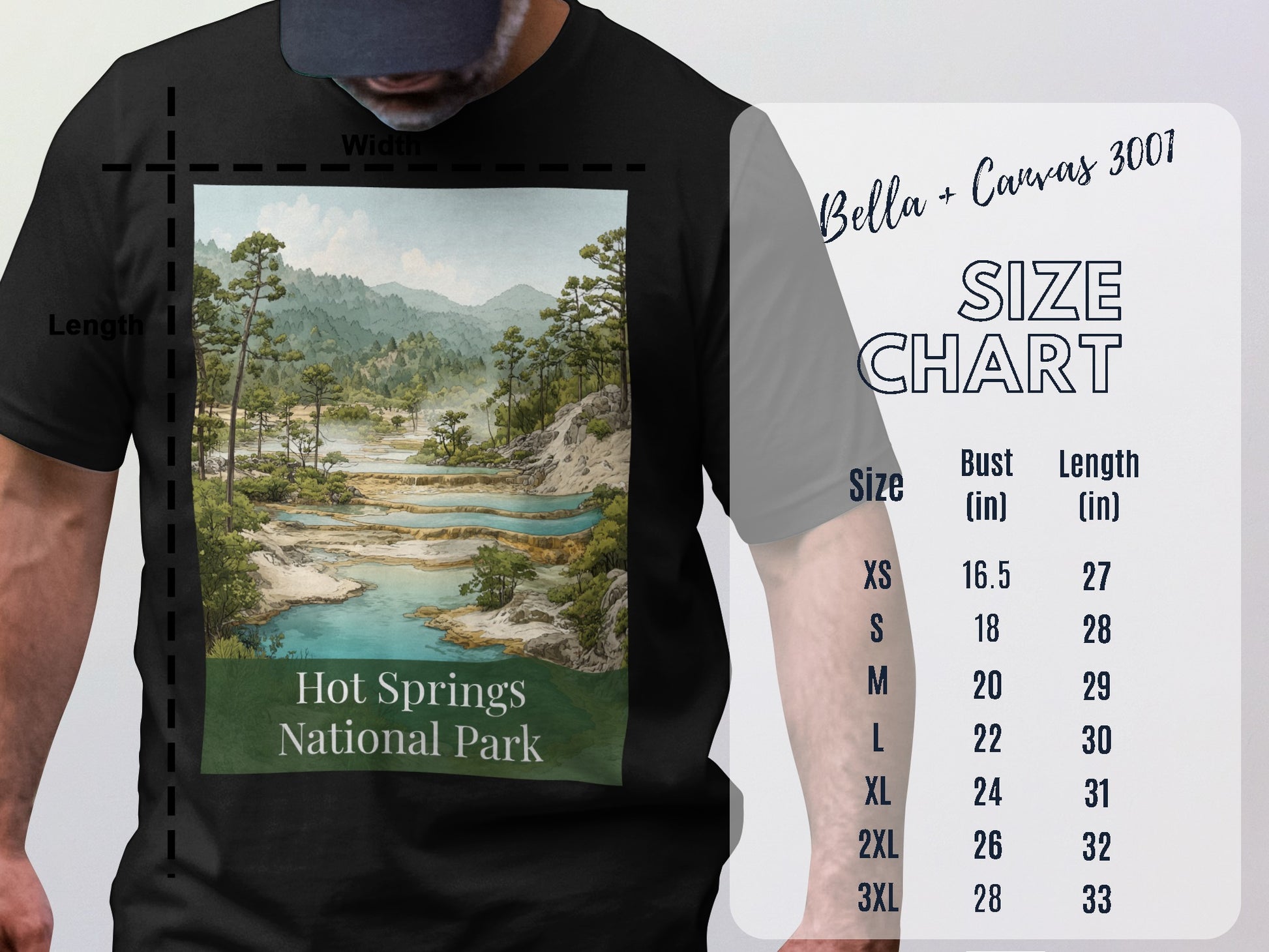 Hot Springs National Park Graphic T-Shirt