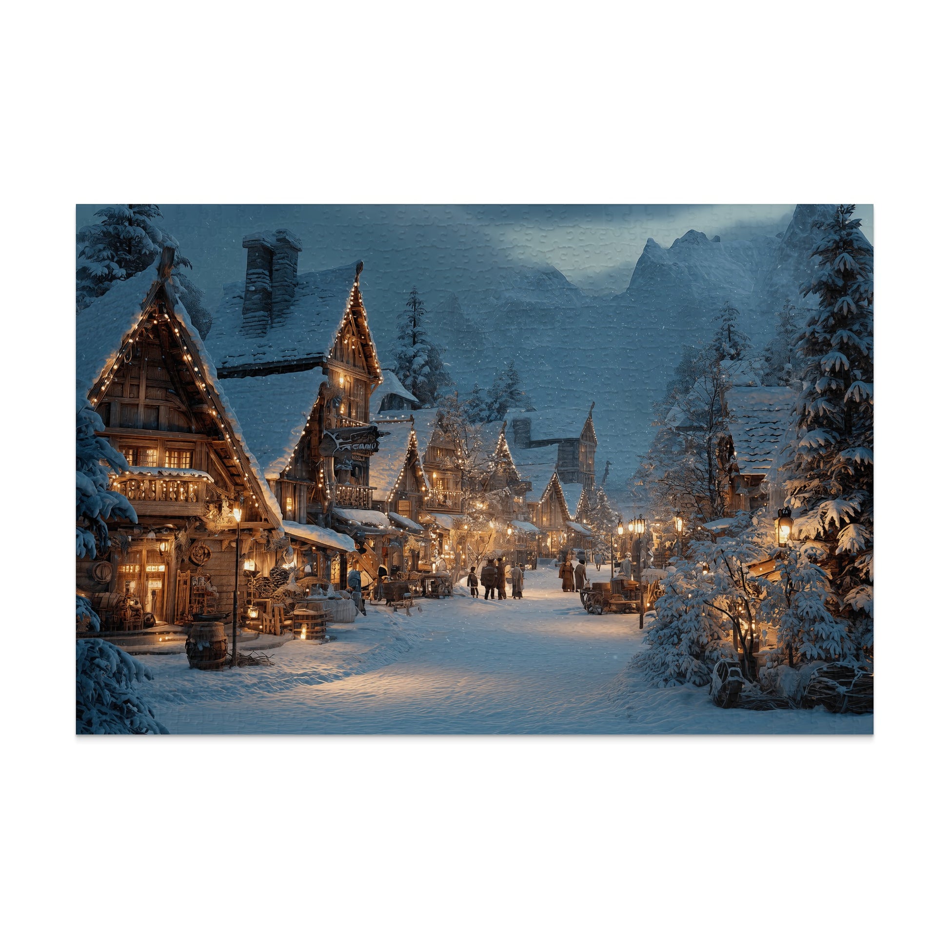 Snowy Village Night Scene Winter Wonderland product type
Snowy village
Winter wonderland
Christmas scene
Holiday decor
Festive lights
Night landscape
Cozy atmosphere
Mountain village
Snow covered
Winter art
Magical town
Idyllic scene
Christmas market
Enchanting view
Seasonal decor
Snowy evening
Illuminated street
Christmas fantasy
Winter beauty
Dreamy landscape