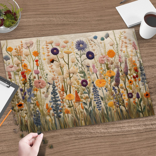Colorful Floral Table Mat Perfect for Dining Decor