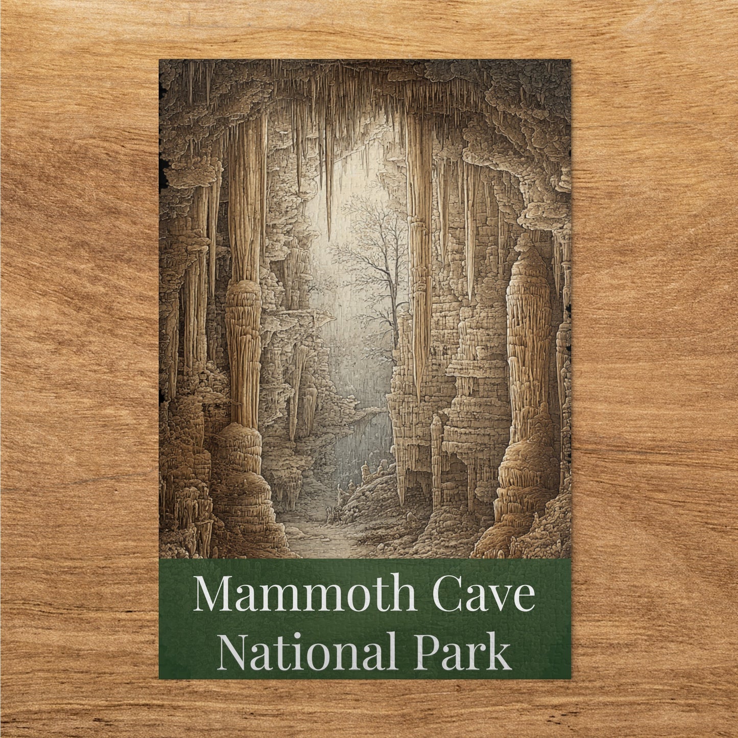 Mammoth Cave National Park Scenic Art Poster