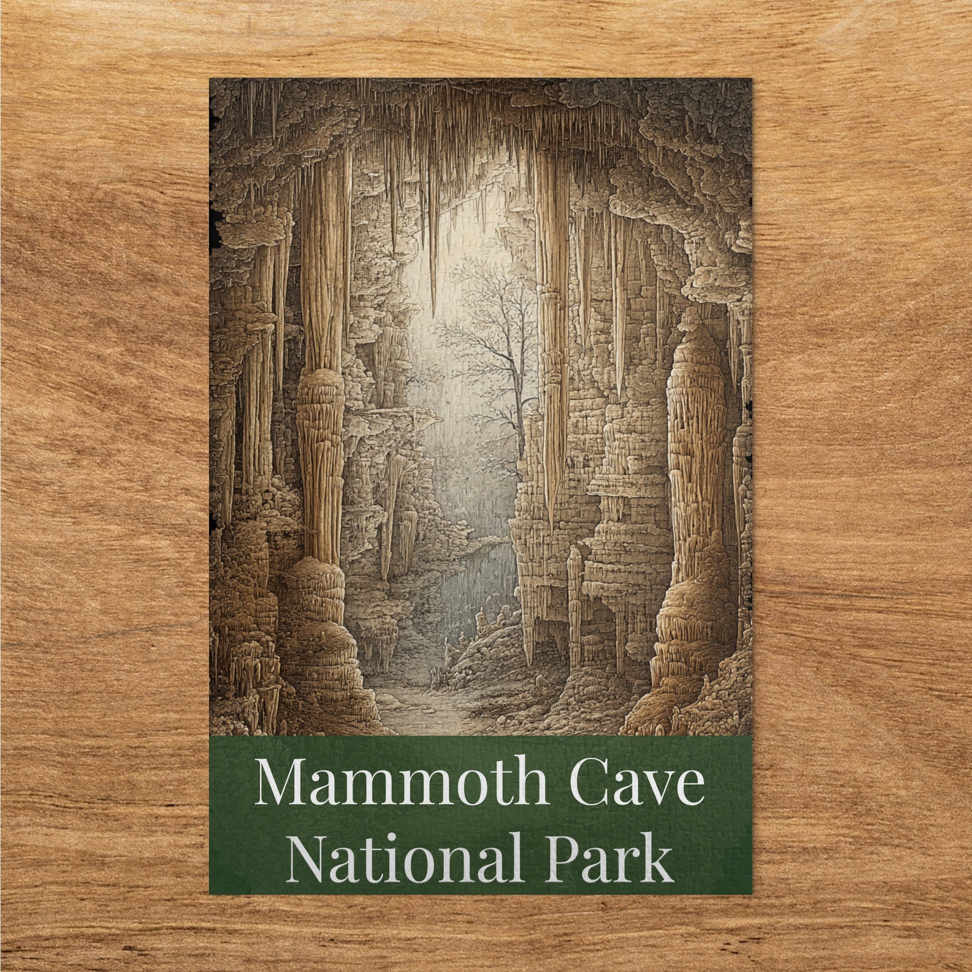 Mammoth Cave National Park Scenic Art Poster