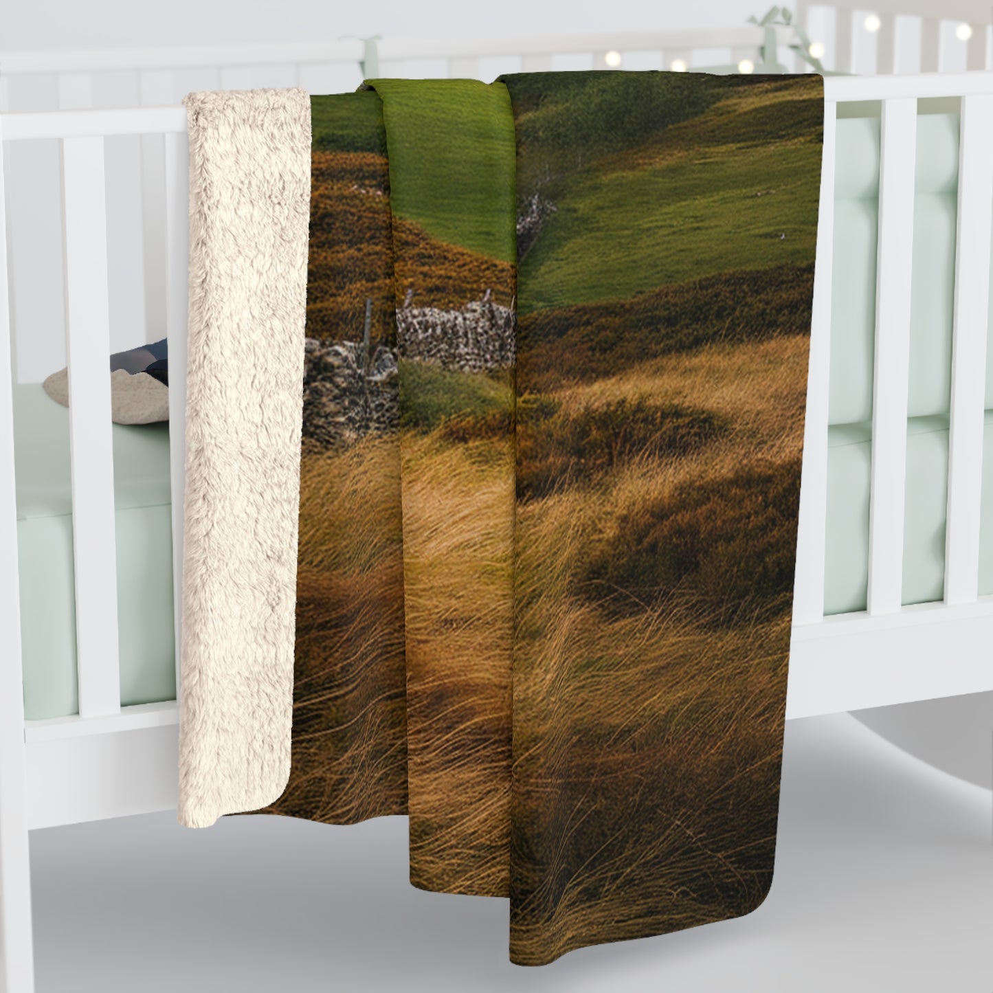Decorative Sherpa Blanket 60x80 | Plush Throw Blanket | Housewarming Gift