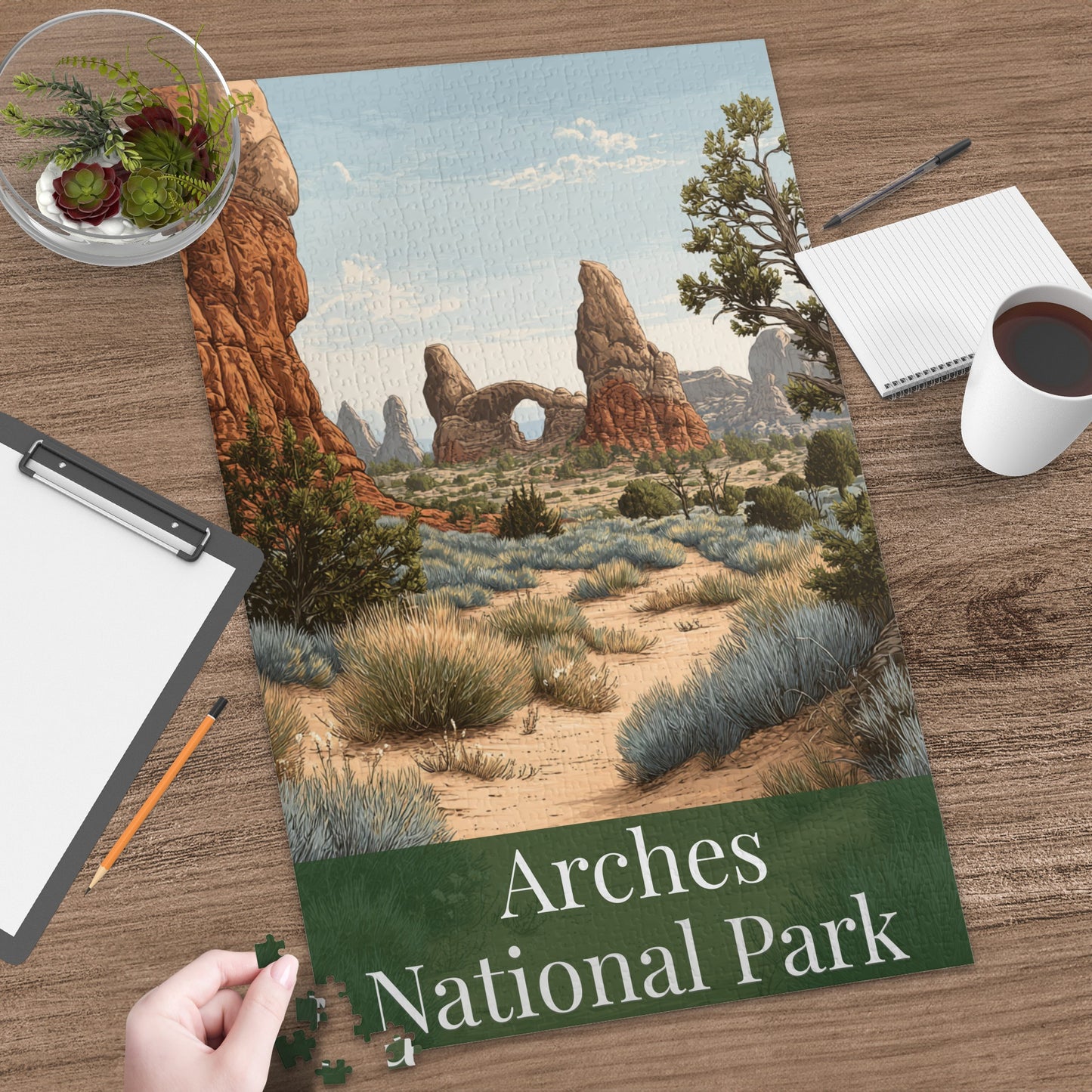 Arches National Park Landscape Puzzle for Adults