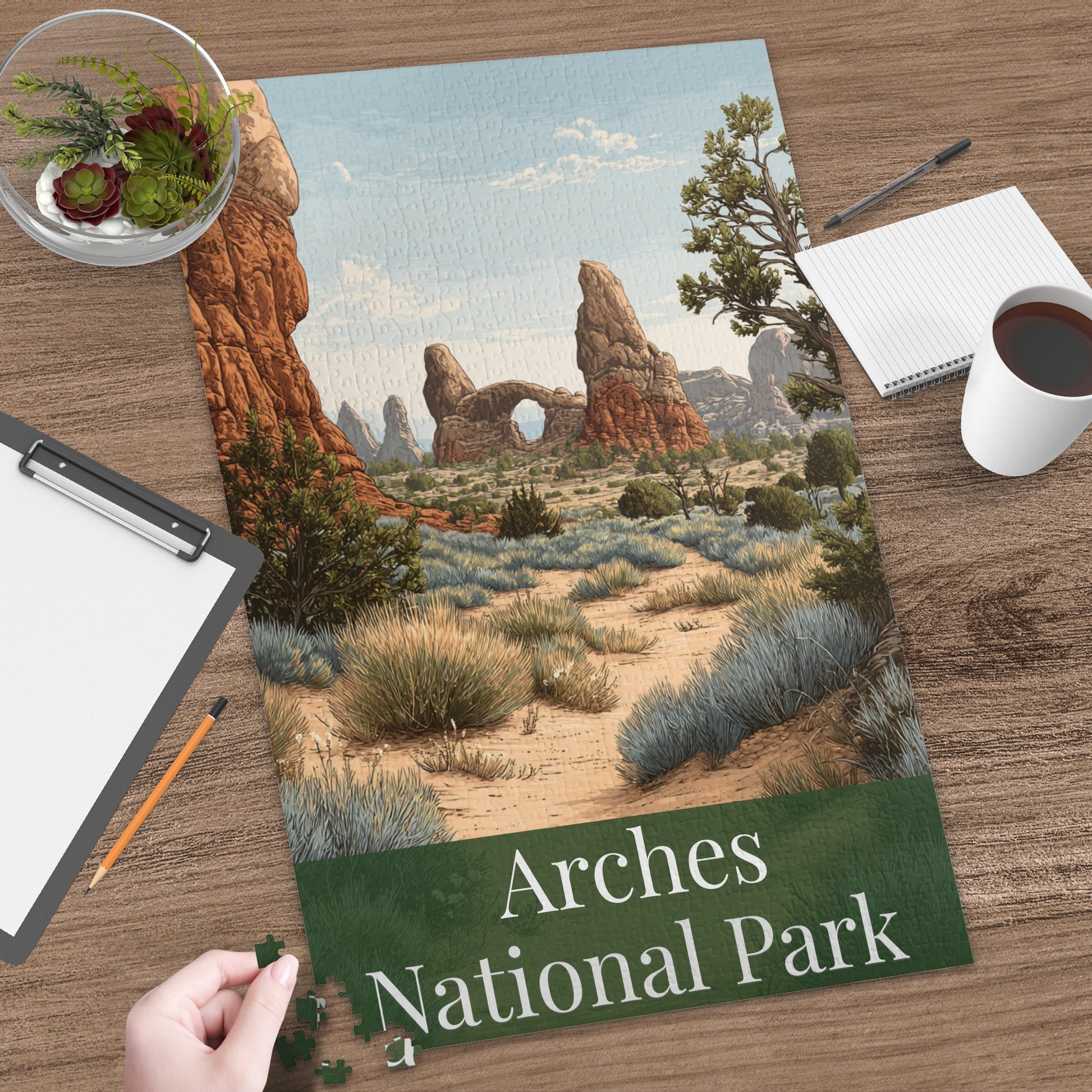 Arches National Park Landscape Puzzle for Adults