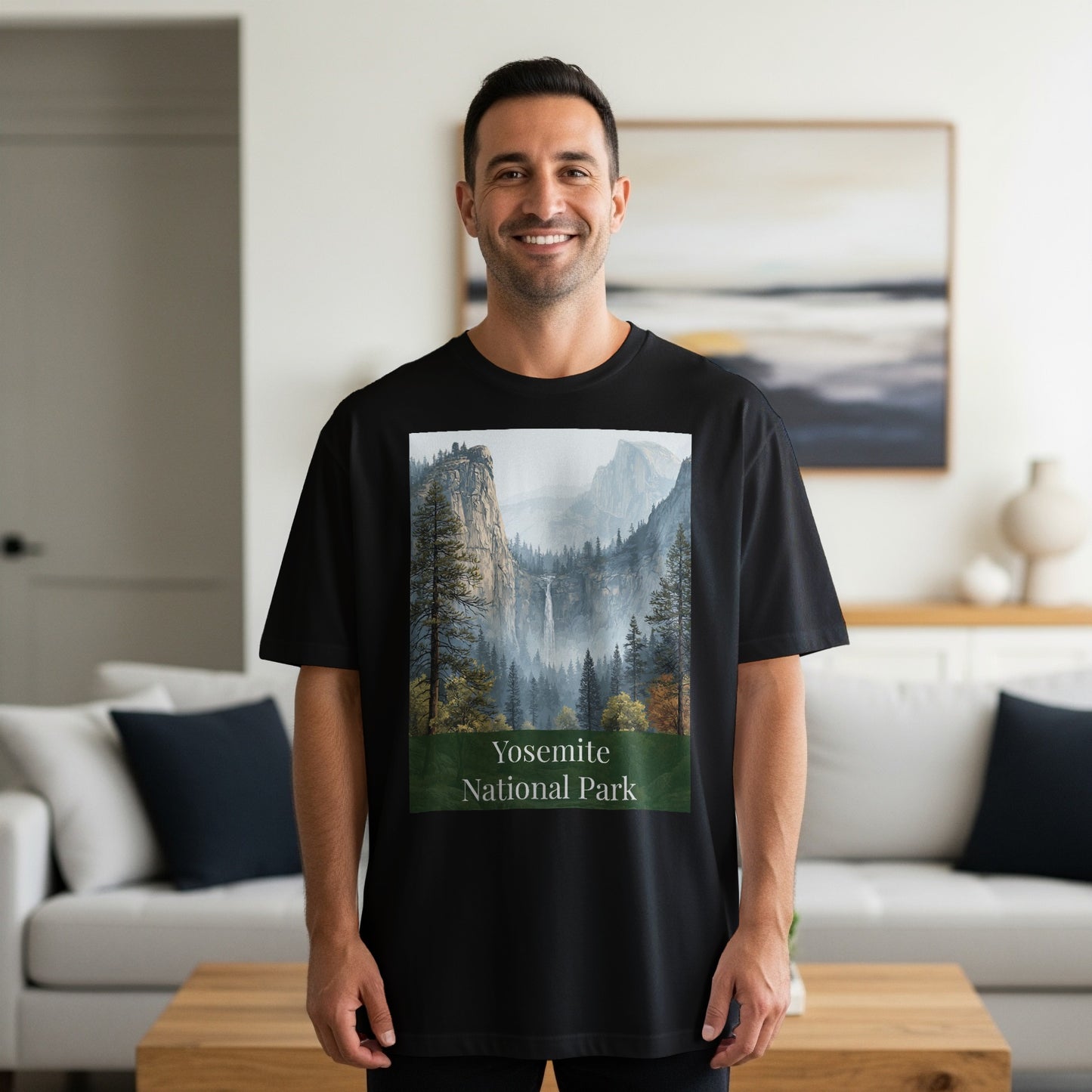 Yosemite National Park Graphic Print T-Shirt