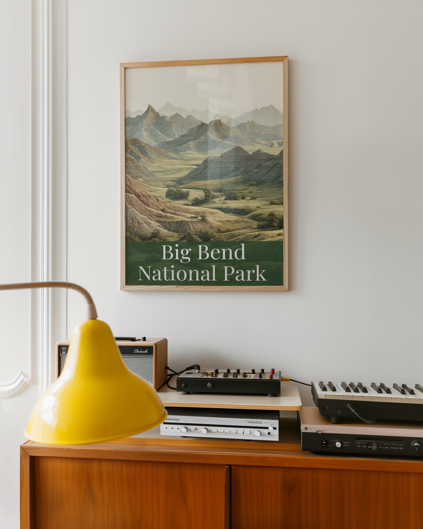 Big Bend National Park Scenic Landscape Framed Artwork