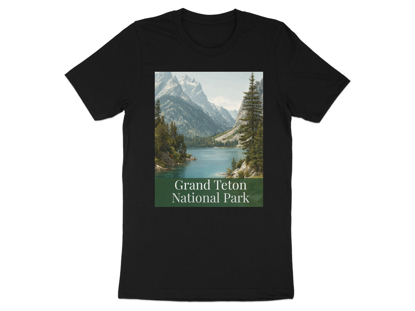 Grand Teton National Park Scenic Mountain T-shirt