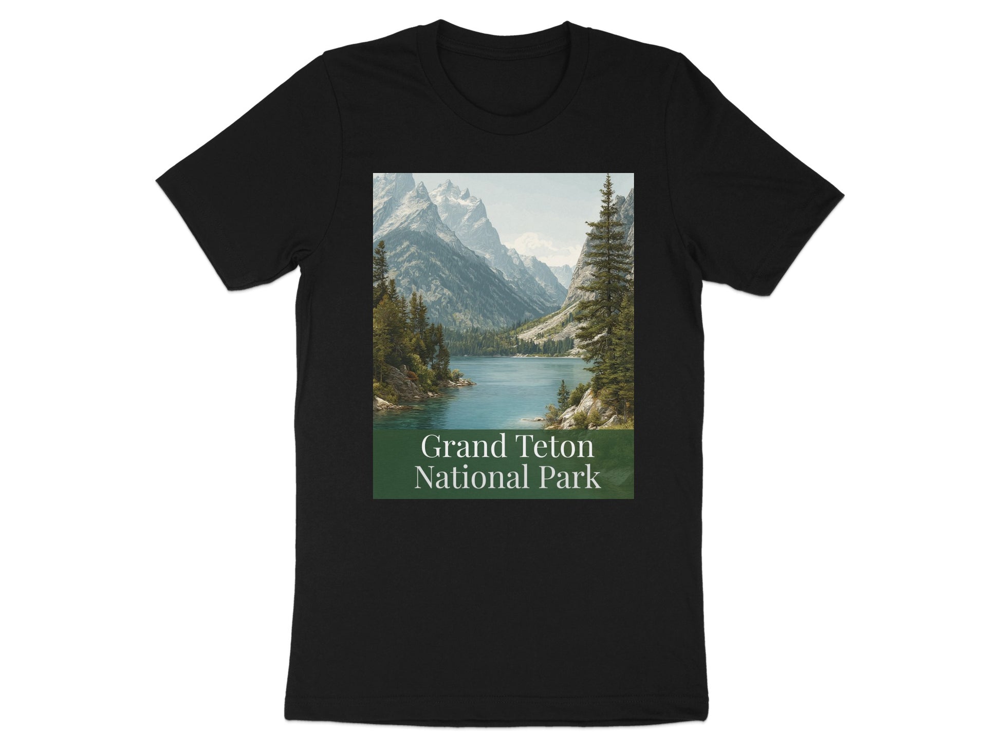 Grand Teton National Park Scenic Mountain T-shirt