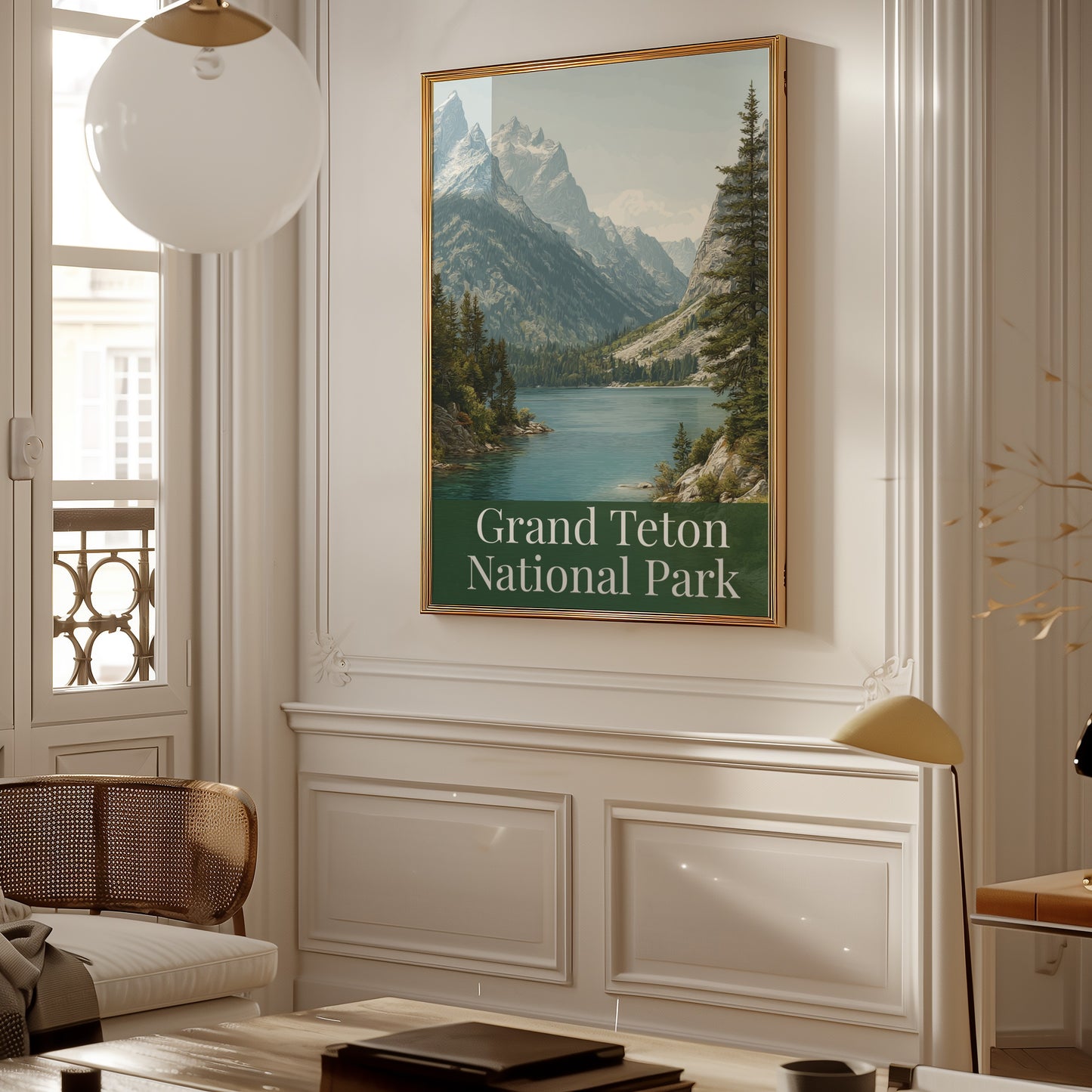 Grand Teton National Park Scenic Wall Art Decor