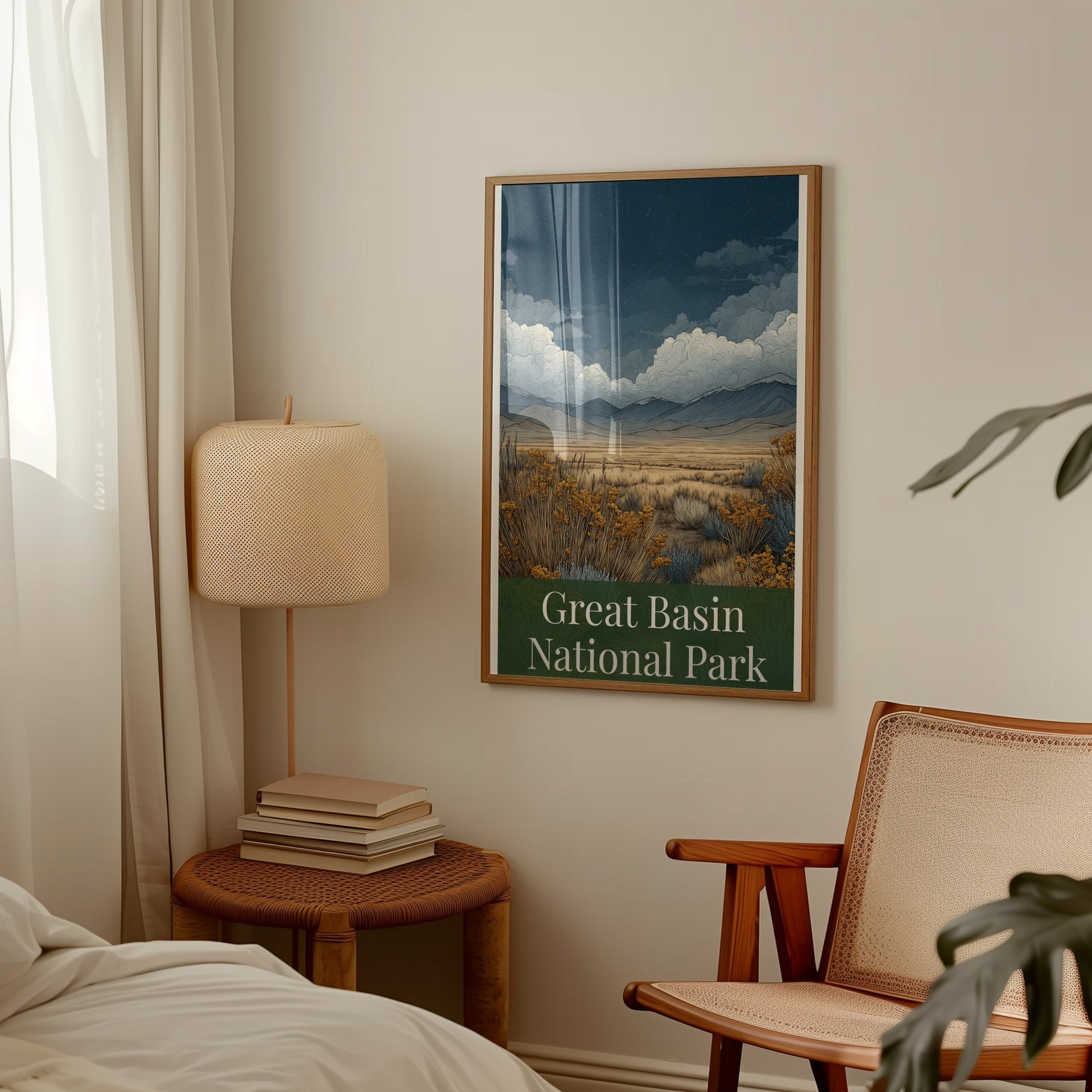 Great Basin National Park artwork landscape poster